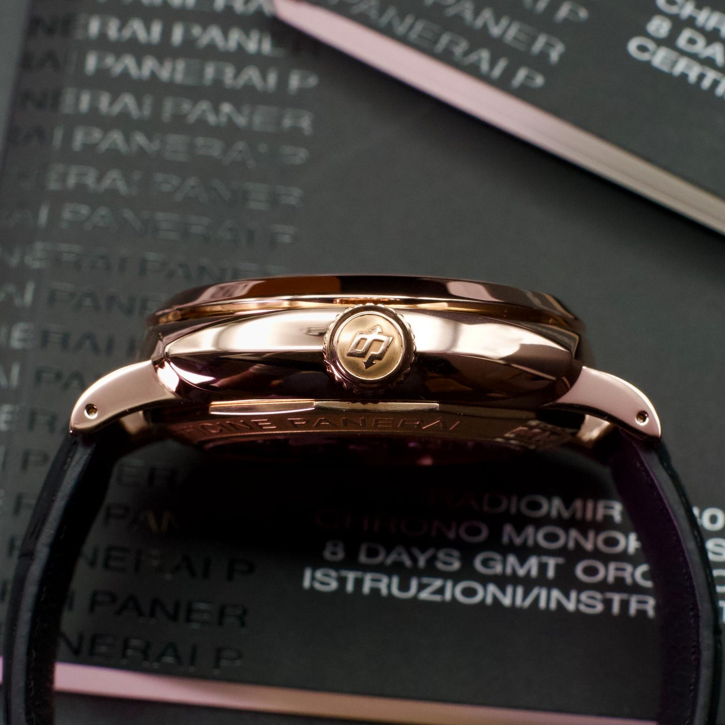 Panerai PAM00502 Radiomir 1940 Chrono Monopulsante GMT Red Gold 45mm Ltd 300