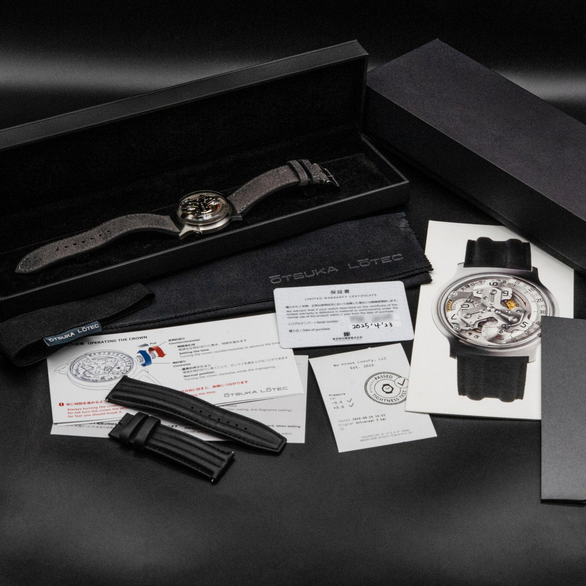 Otsuka Lotec No. 5 KAI Satellite Hour Steel 40.5mm Box Papers 2025