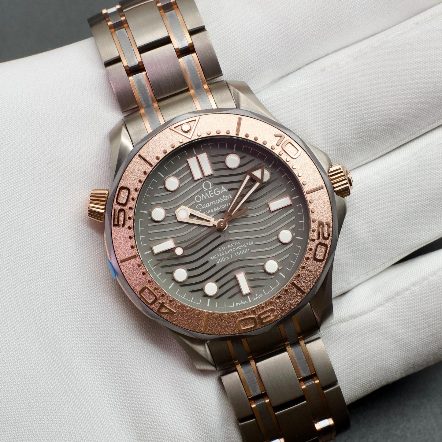 Omega Seamaster Diver 300M 25th Anniversary Limited Edition 42mm Titanium Box Papers