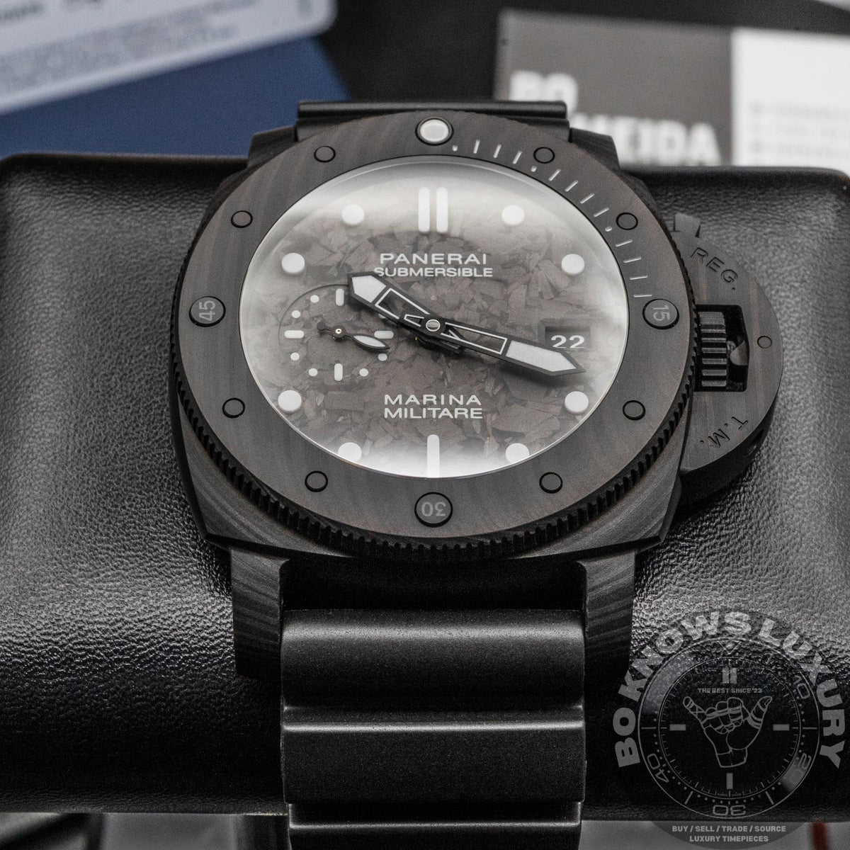 Panerai Submersible Marina Militare PAM02979 47mm Carbotech Box Papers 2025