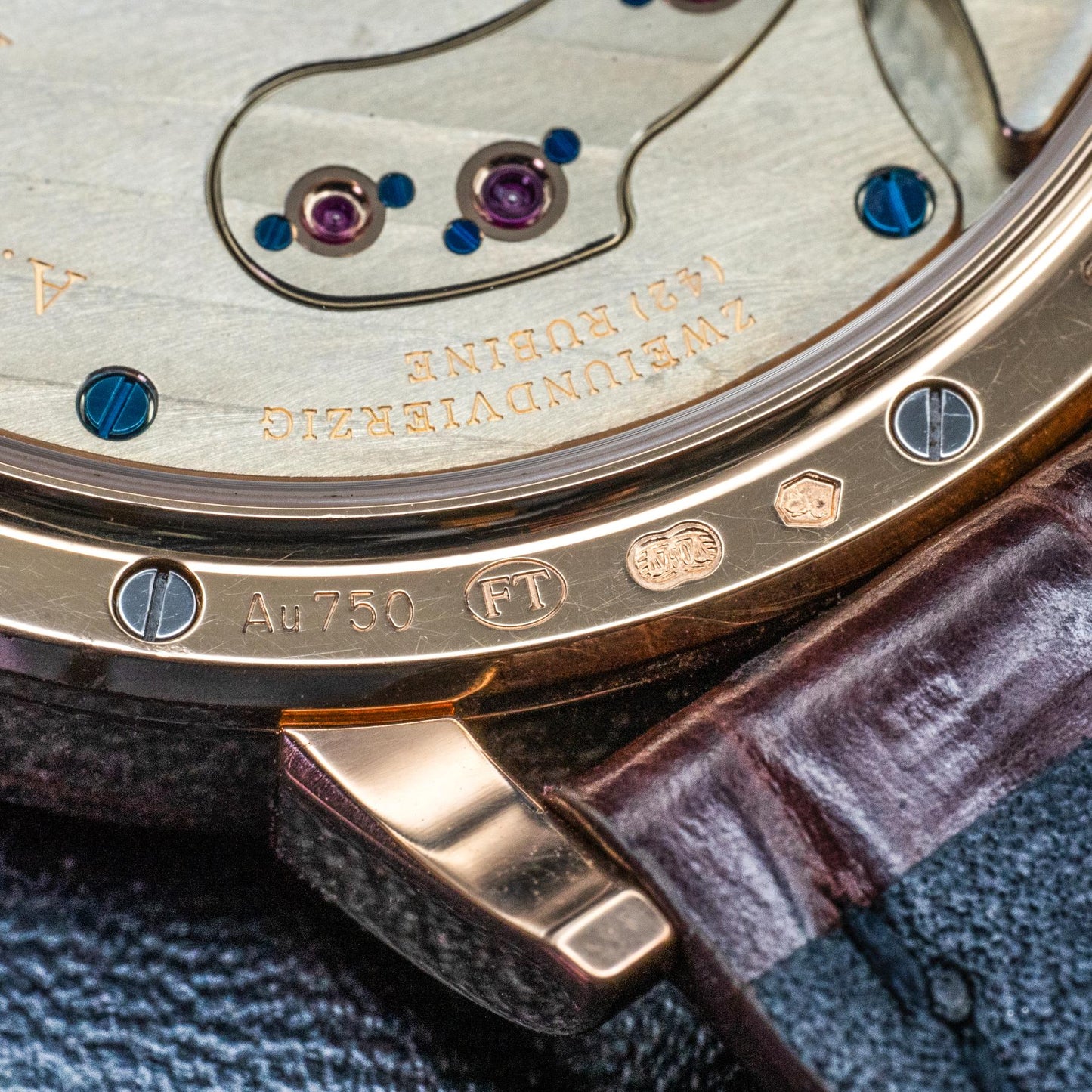 A. Lange & Sohne Grand Lange 1 117.032 Rose Gold