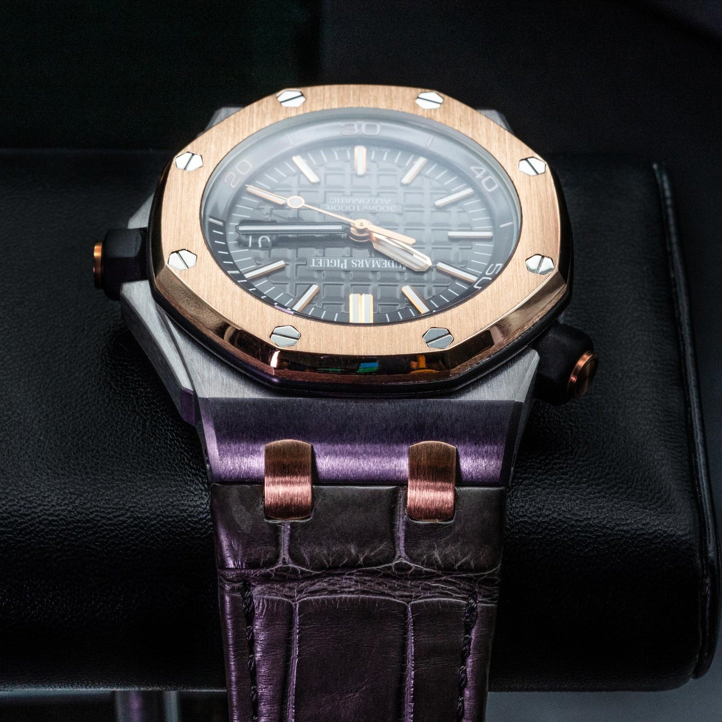 Audemars Piguet Royal Oak Offshore Diver QEII Cup 15709TR Tantalum Box Papers