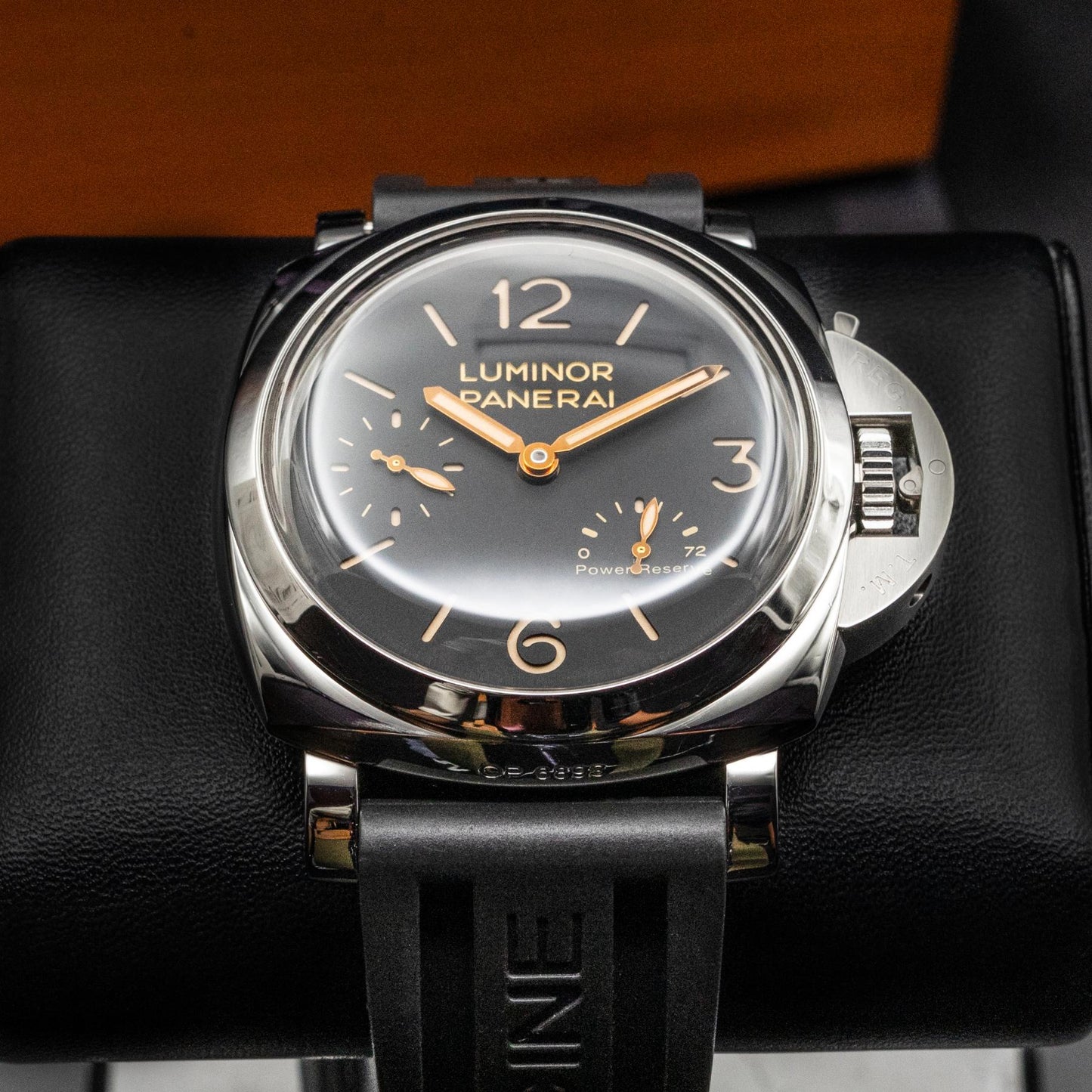 Panerai Luminor 1950 PAM00423 47mm Steel Black Dial Box Papers 2013