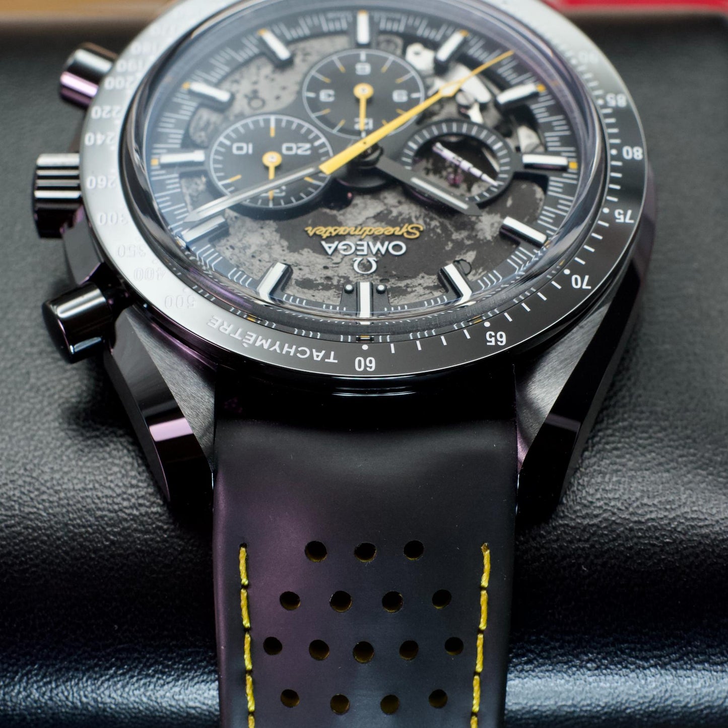 Omega Speedmaster Dark Side Moon Apollo 8 44mm Ceramic Box Papers 2024