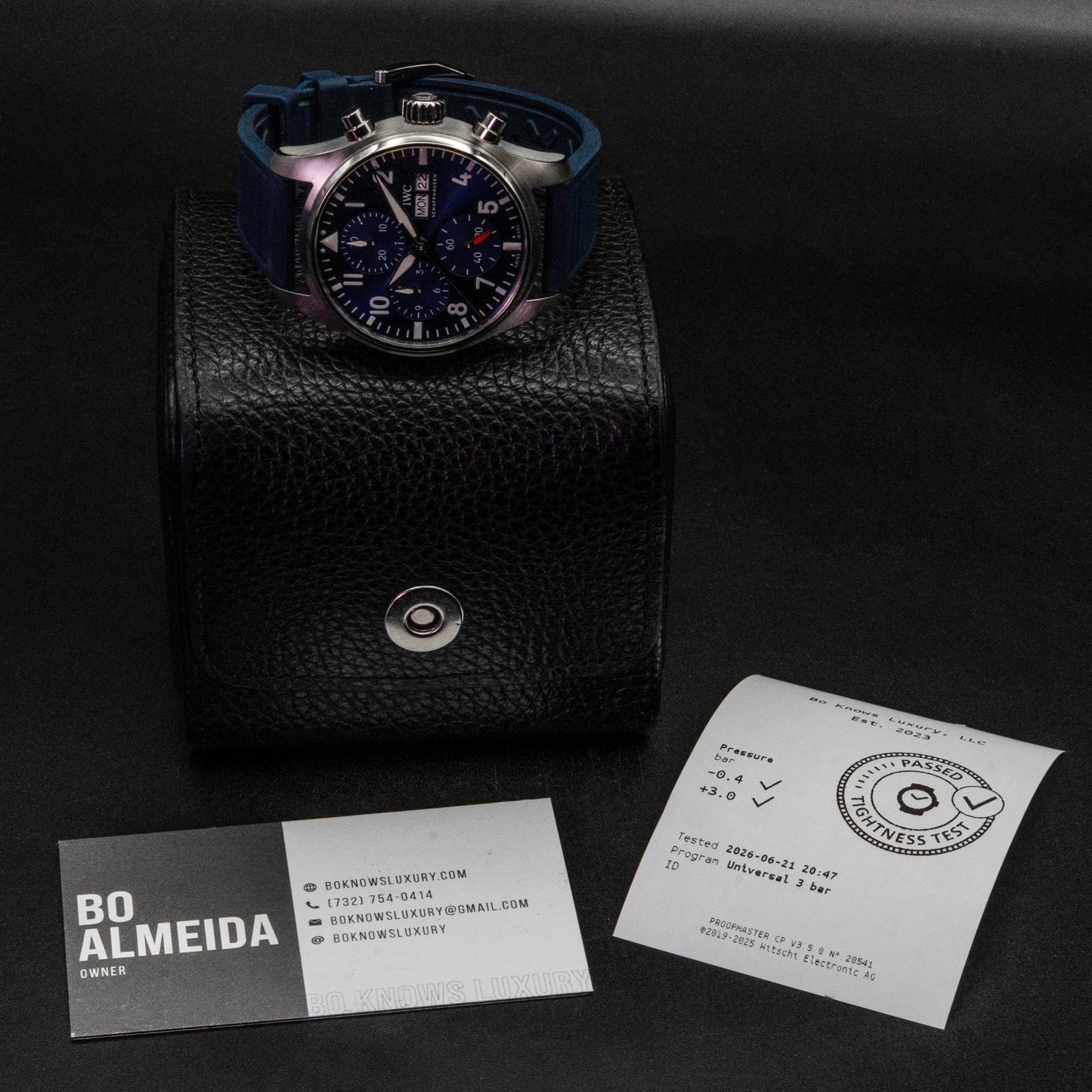 IWC Pilot's Watch Chronograph 41 IW388101 Steel Blue Dial 2022 Travel Box