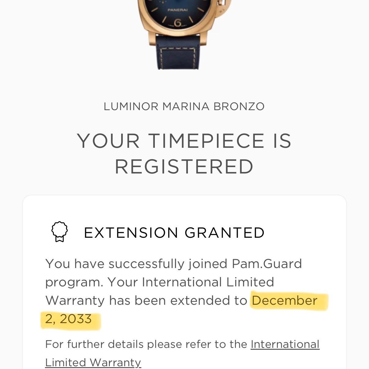 Panerai Luminor Marina Bronzo PAM01678 44mm Blue Sandwich Dial Box Papers 2025