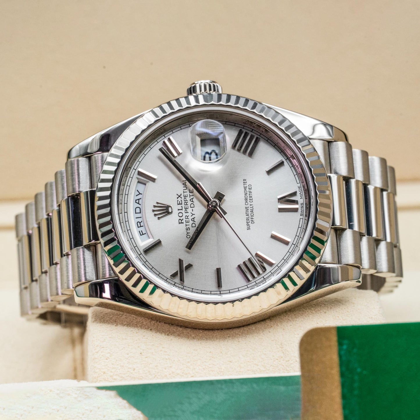 Rolex Day-Date 40 228239 40mm White Gold