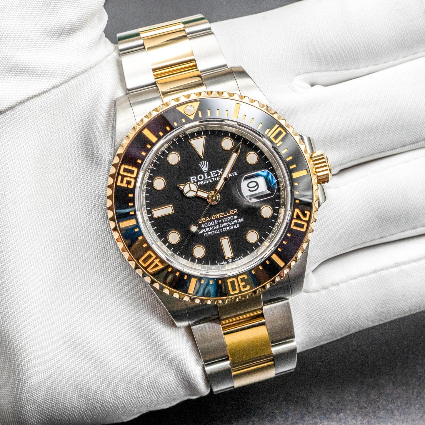 Rolex Sea-Dweller 126603 43mm Two-Tone Black Dial Box Papers 2024