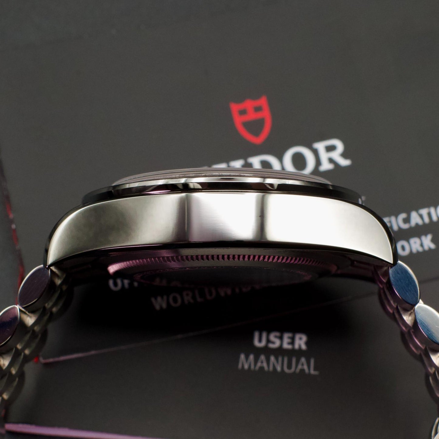 Tudor Black Bay Chrono M79360N-0019 41mm Pink Dial Steel Bracelet Box Papers