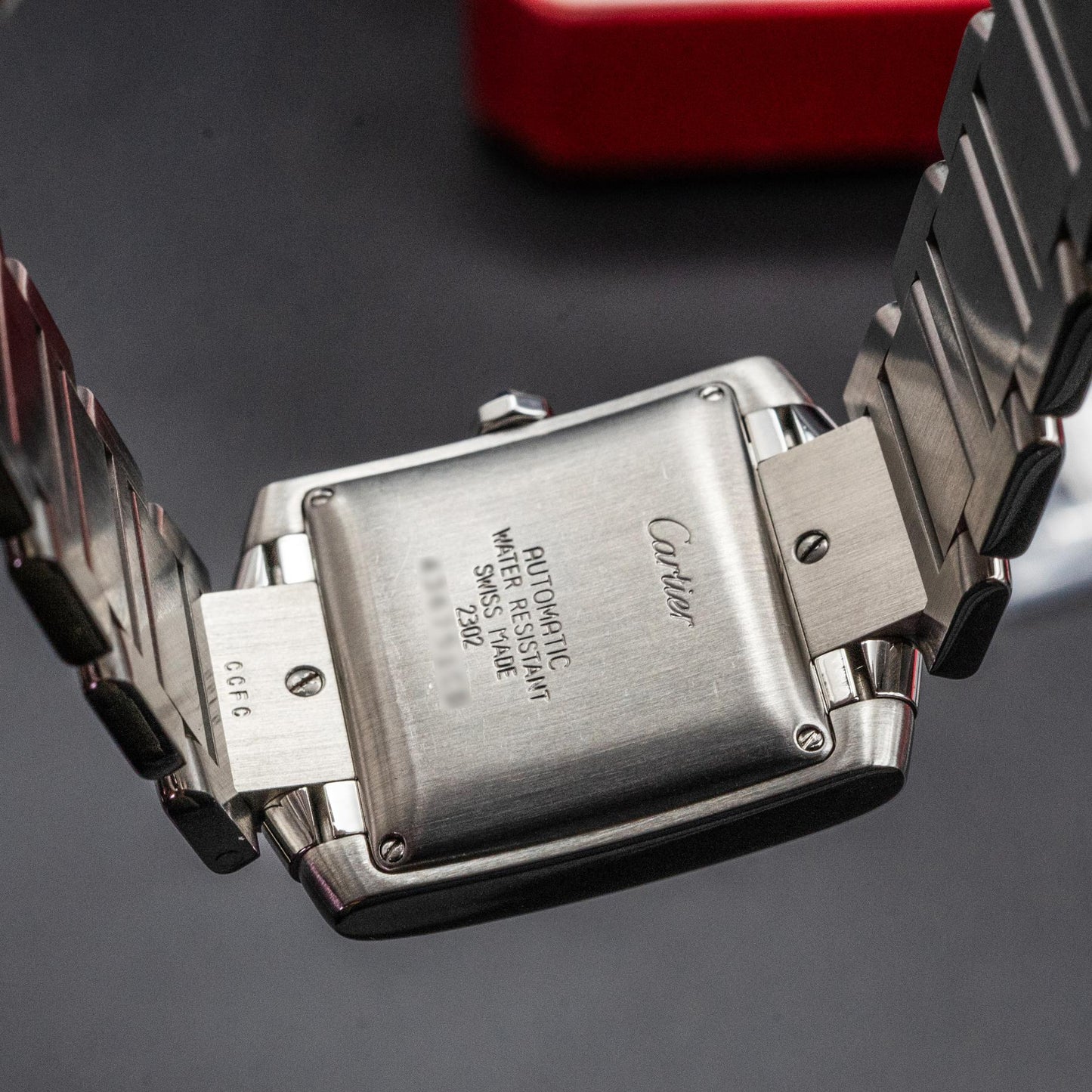 Cartier Tank Francaise 2302 28mm Steel White Dial Automatic Box No Papers