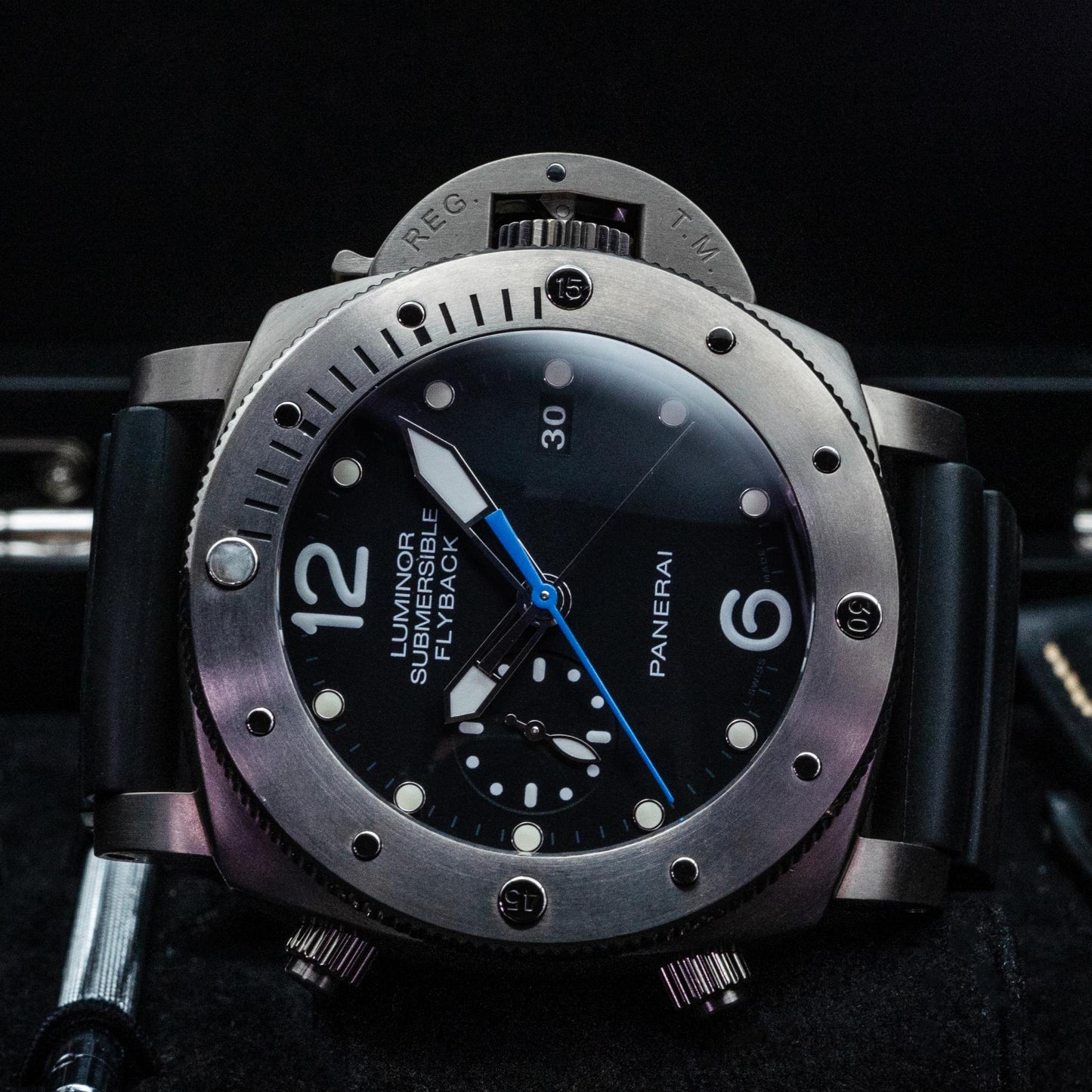 Panerai Luminor Submersible PAM00614 47mm Titanium Chrono Flyback 2016