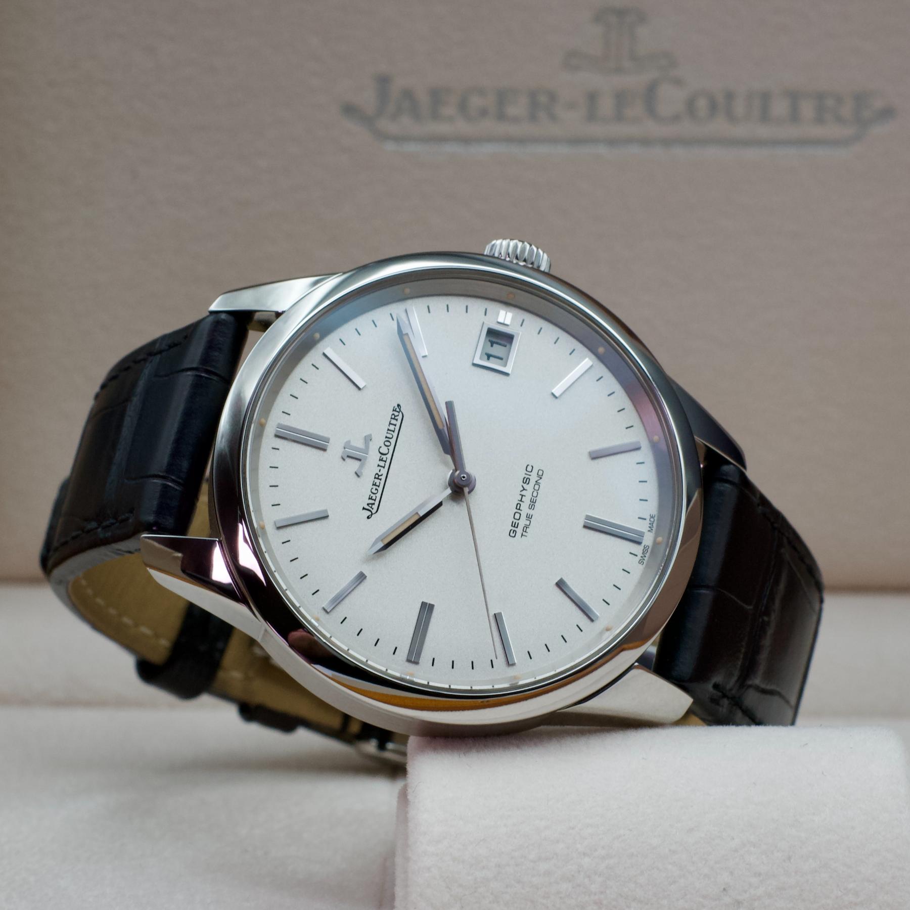 Jaeger-LeCoultre Geophysic True Second 8018420 39mm Steel Silver Dial Papers