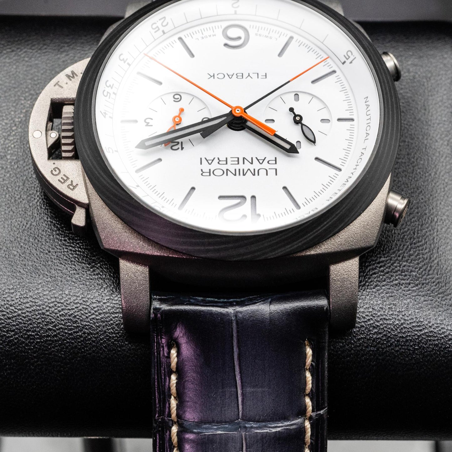 Panerai PAM01297 Luminor Chrono Flyback Zebra 44mm Titanium Carbotech Ltd