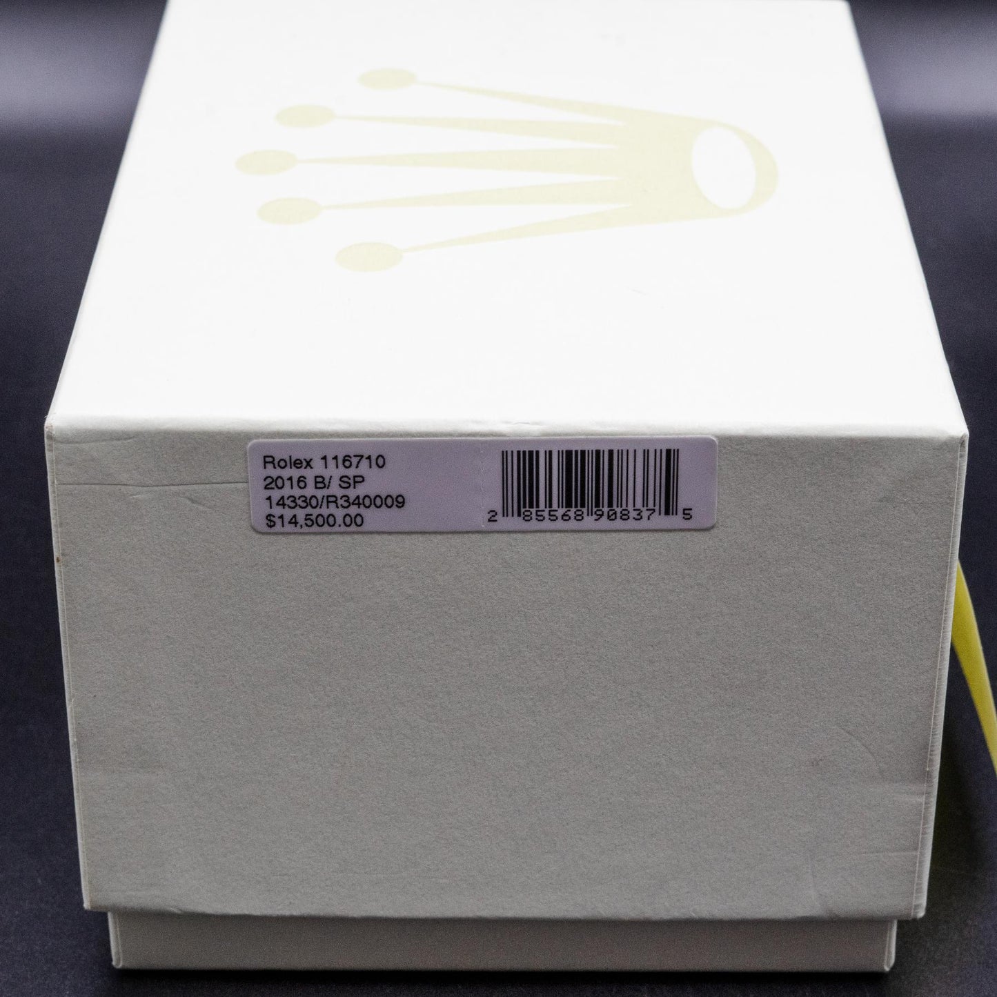Rolex GMT-Master II 116710LN 40mm Steel Black Dial Box Service Card