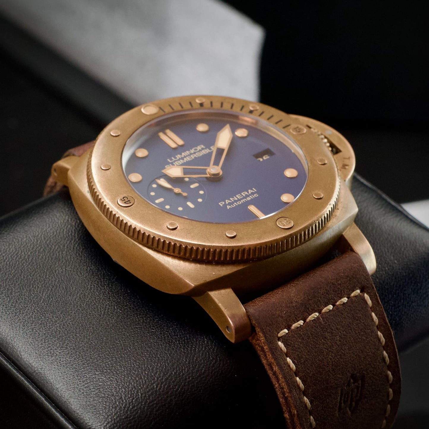 Panerai Luminor Submersible Bronzo Limited Edition of 1000 Blue Dial 47 PAM00671