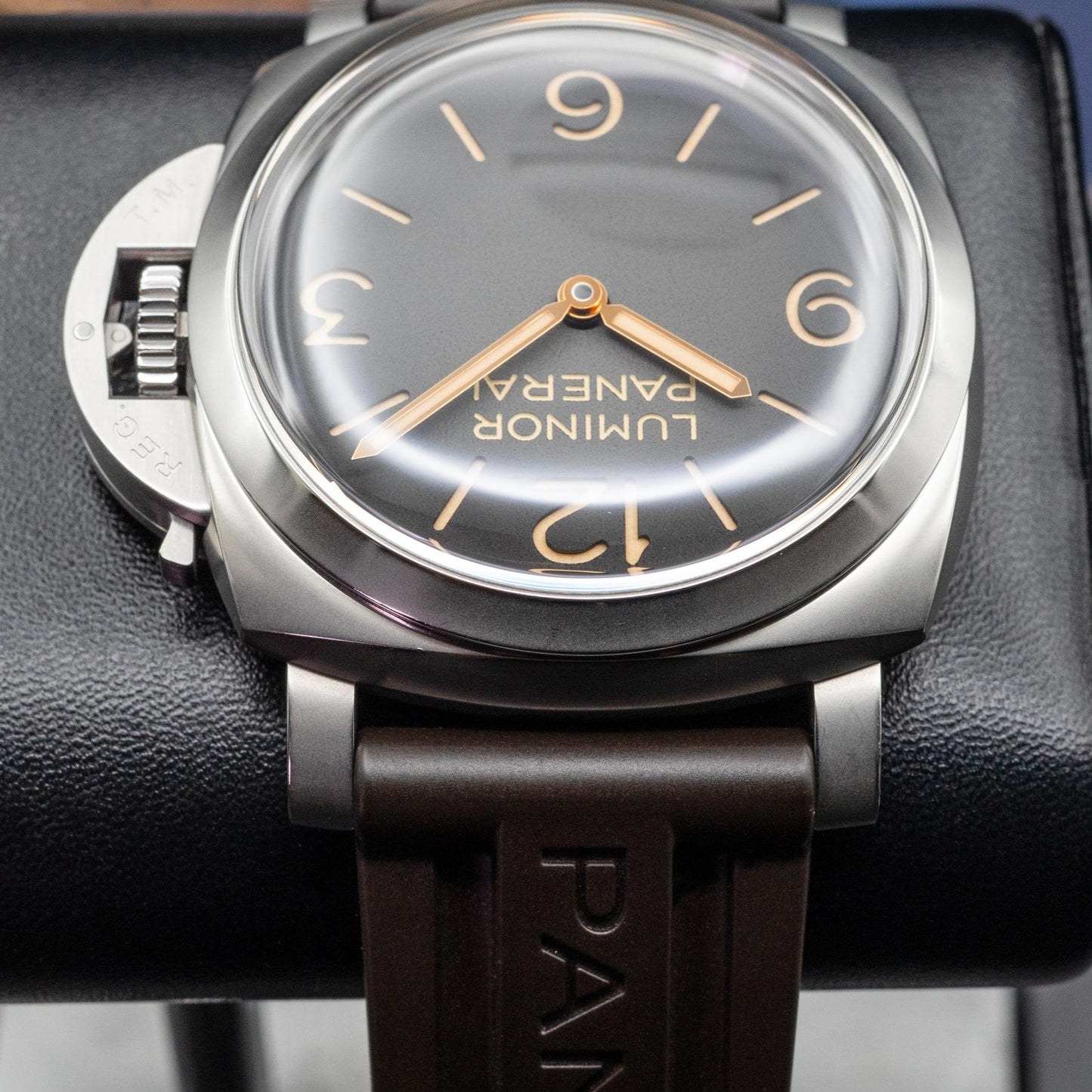 Panerai PAM 01628 Luminor Tre Giorni 47mm Patina Steel Grey Gradient Dial Box