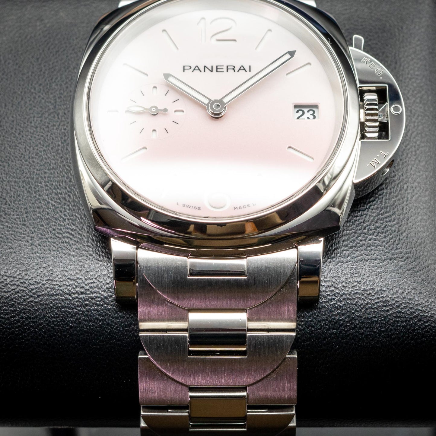 Panerai PAM01319 Luminor Due Pastello 38mm Pink Gradient Steel Bracelet