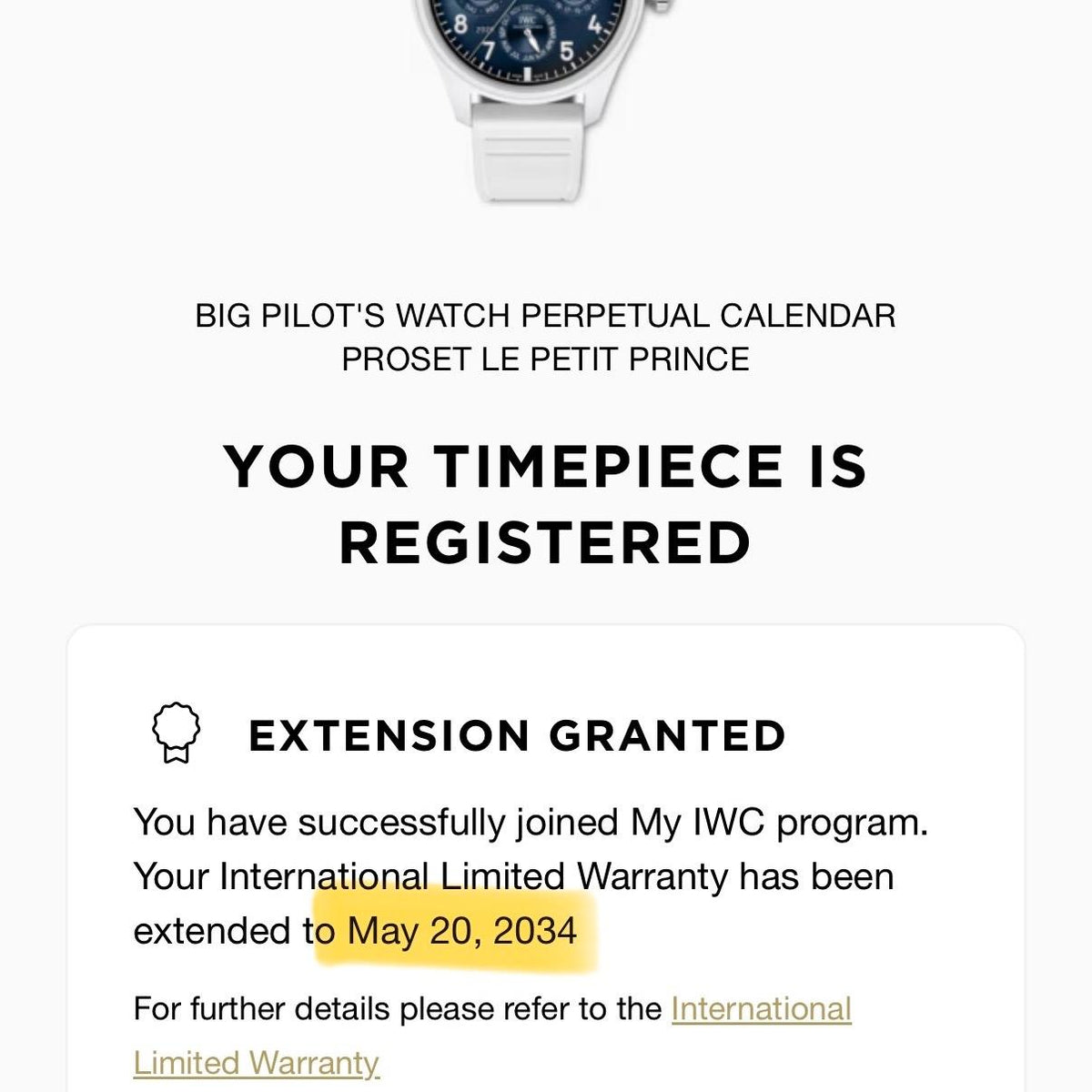 IWC Big Pilot Perpetual Calendar ProSet Le Petit Prince IW339601 Ceramic 43mm