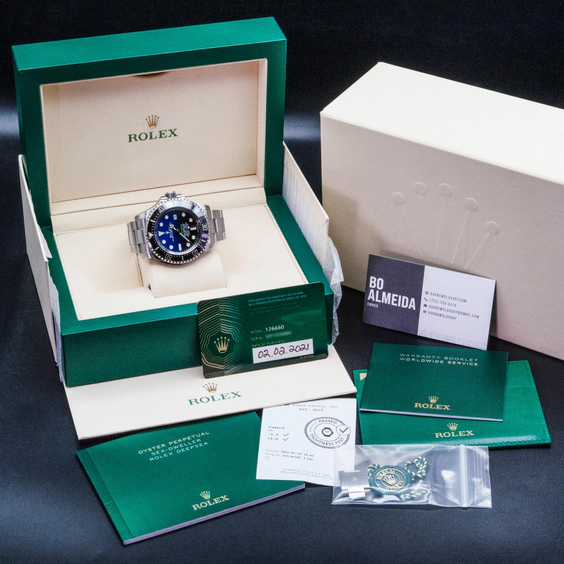 Rolex Sea-Dweller Deepsea 126660 2021