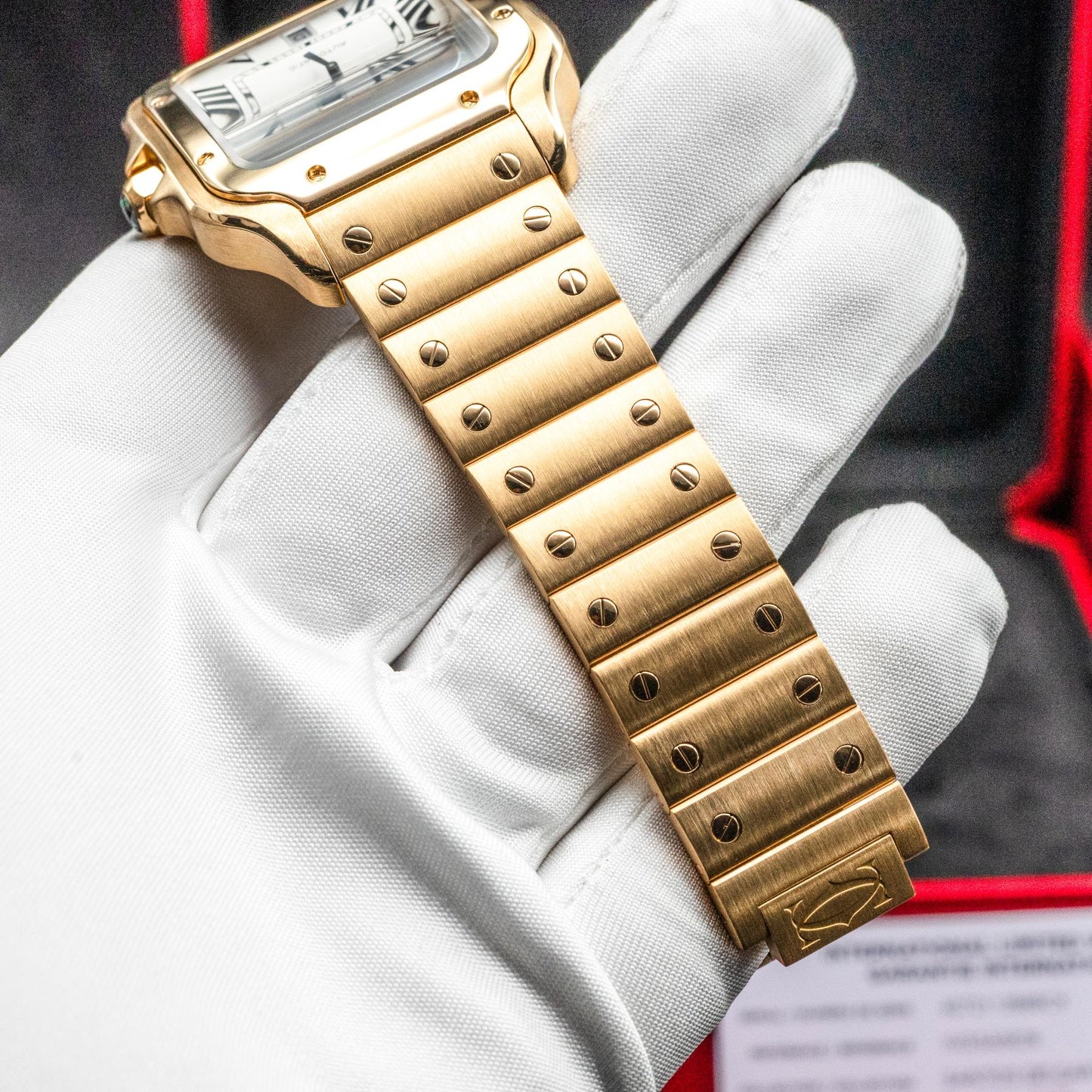 Cartier Santos de Cartier Large WGSA0029 39.8mm Yellow Gold bracelet