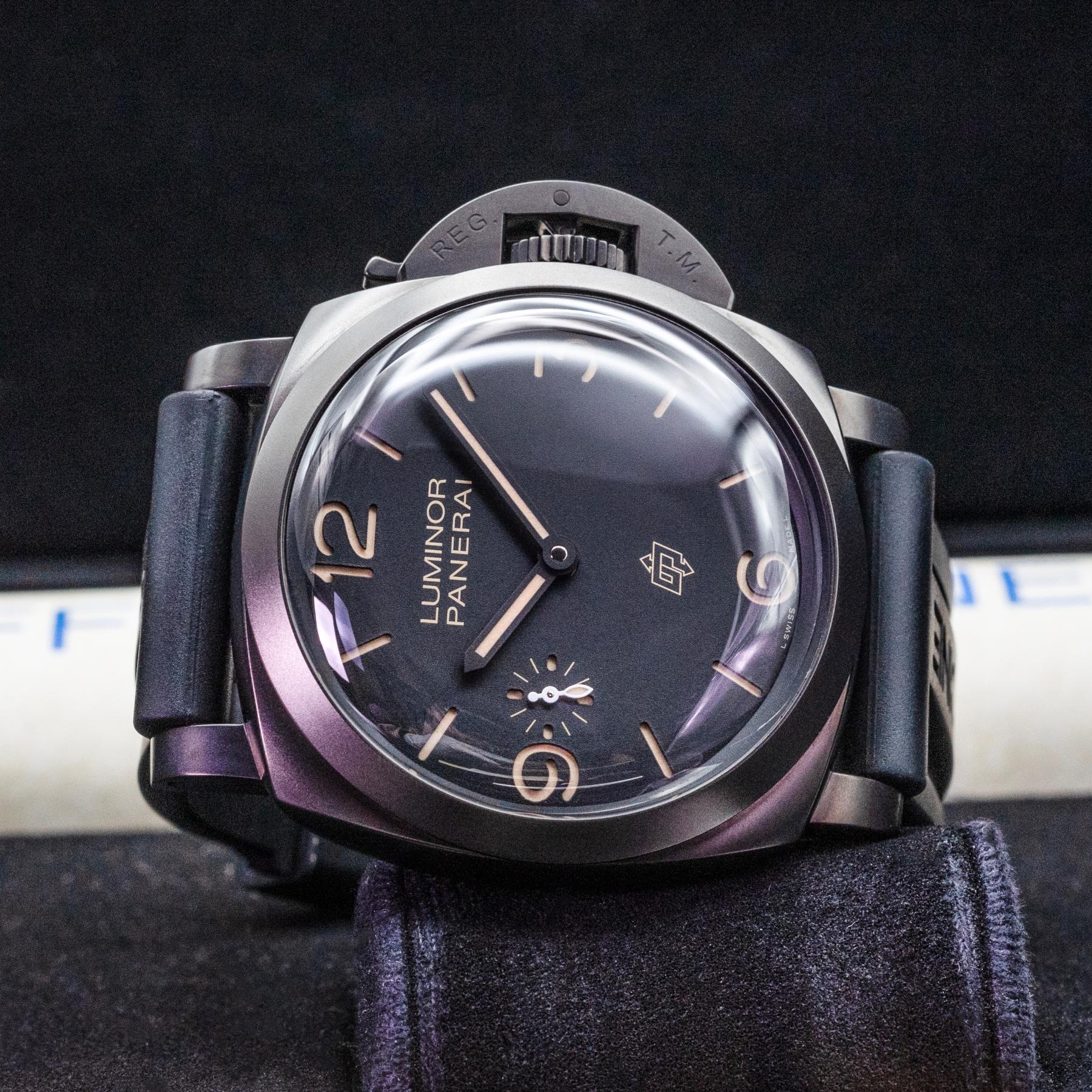  PAM00617 47mm Titanium DLC Blue