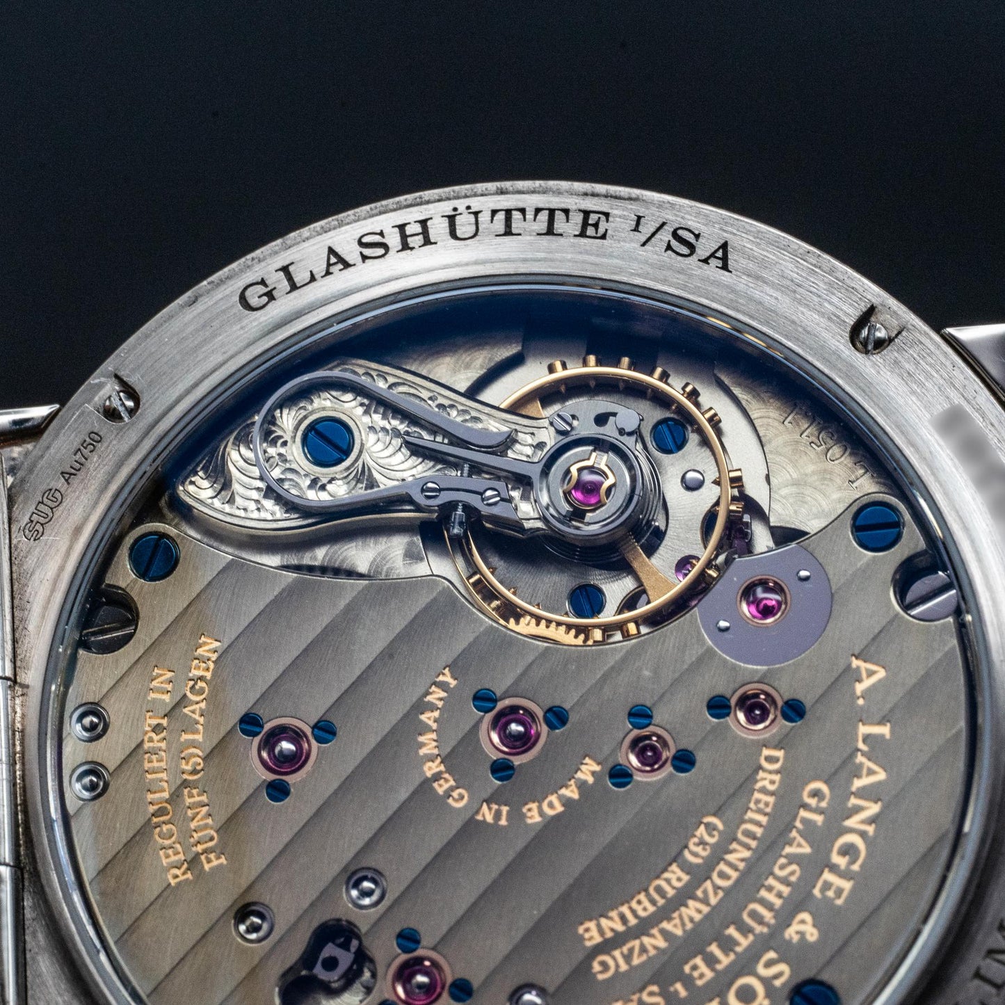 A. Lange Sohne 1815 235.049 38mm White Gold Silver Dial Ltd 25 Box Papers 2019