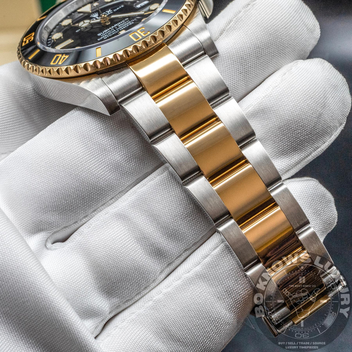 Rolex Submariner Date 126613LN 41mm Two Tone Gold Steel Black Box Papers 2022