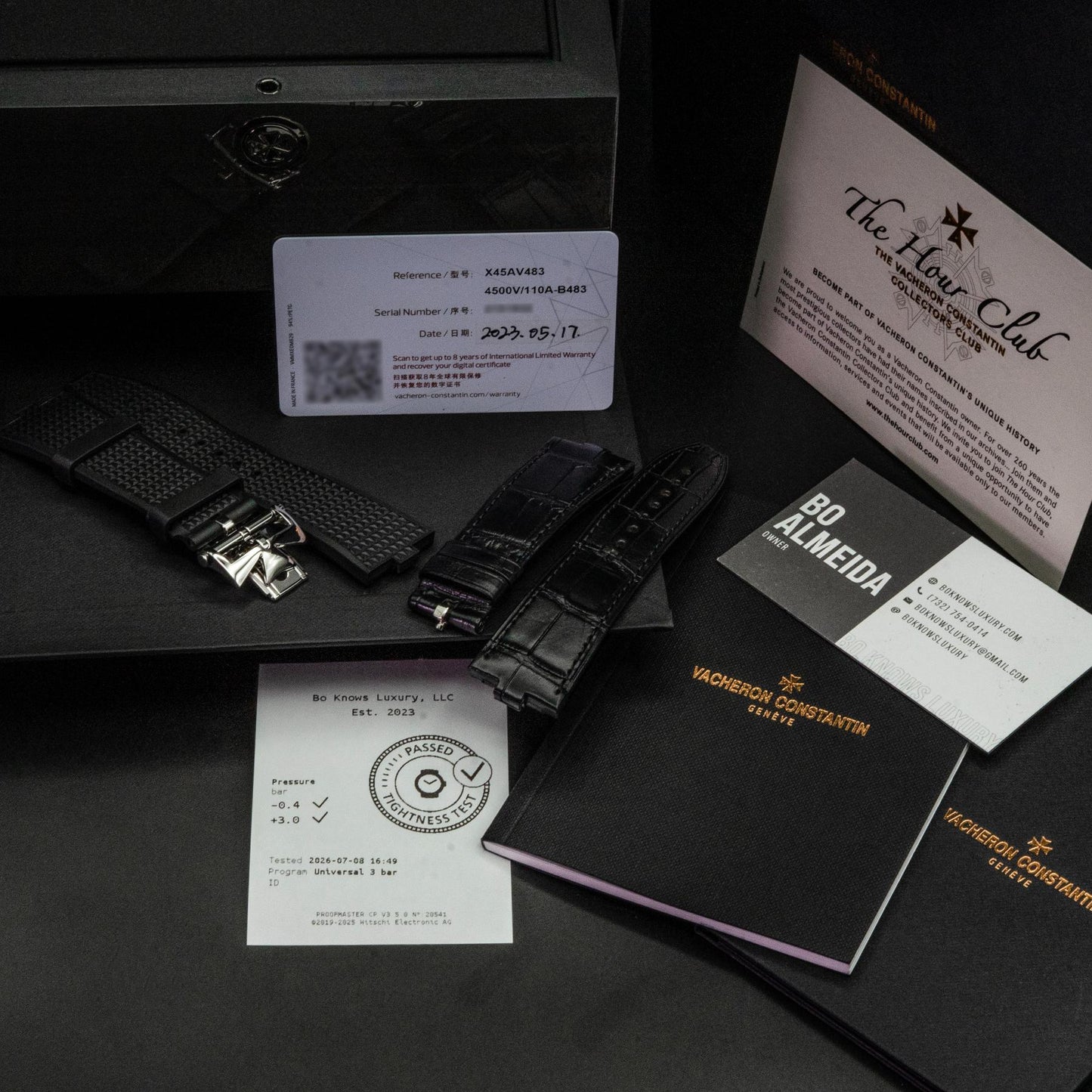Vacheron Constantin Overseas 4500V/110A-B483 41mm Black Dial Box Papers 2023