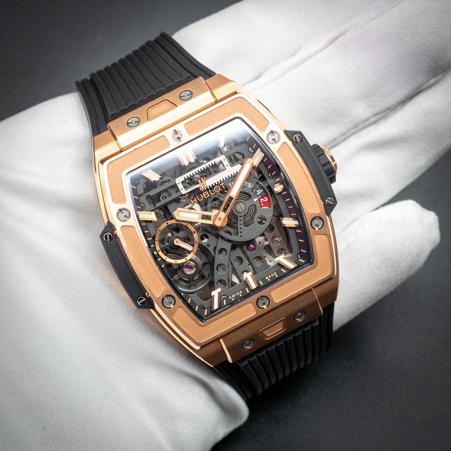 Hublot Spirit of Big Bang Meca-10 King Gold 614.OX.1180.RX 45 Box Papers 2022