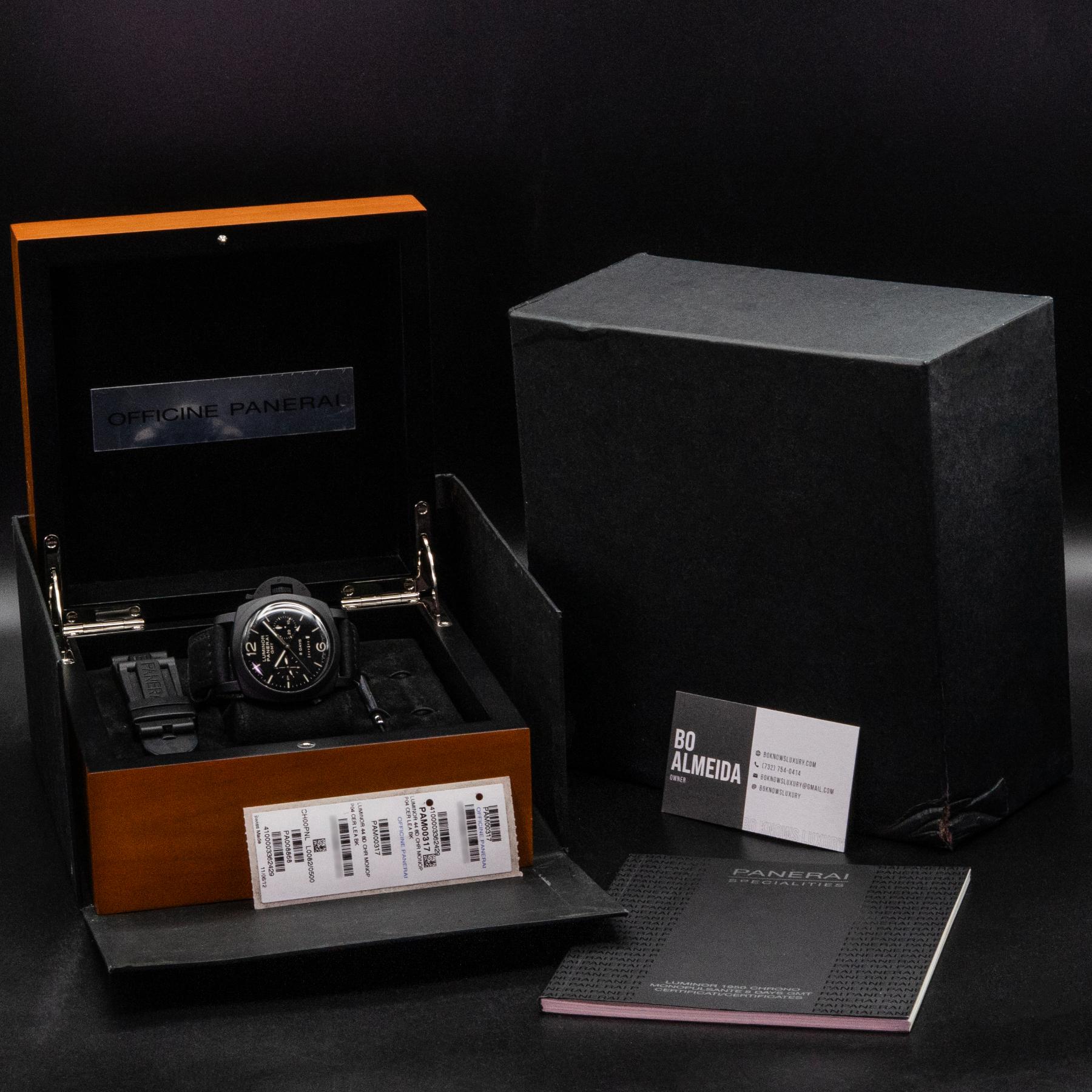 Panerai Luminor 1950 PAM00317 Chrono GMT Ceramica 44mm