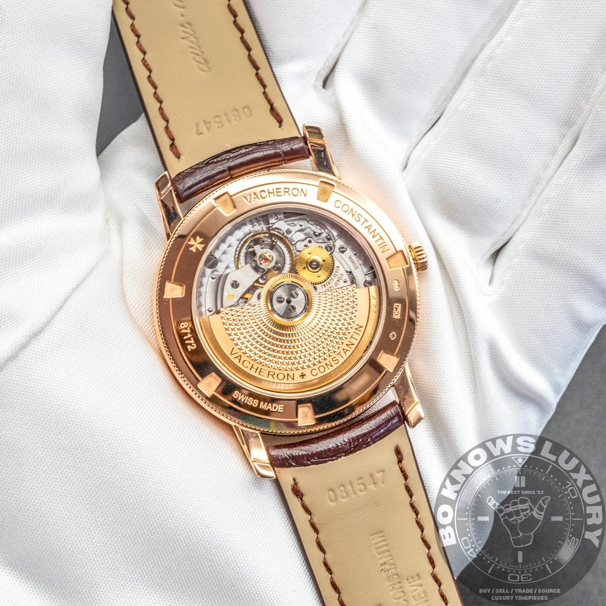 Vacheron Constantin Traditionnelle 87172/000R-9302 38mm Rose Gold Box Papers