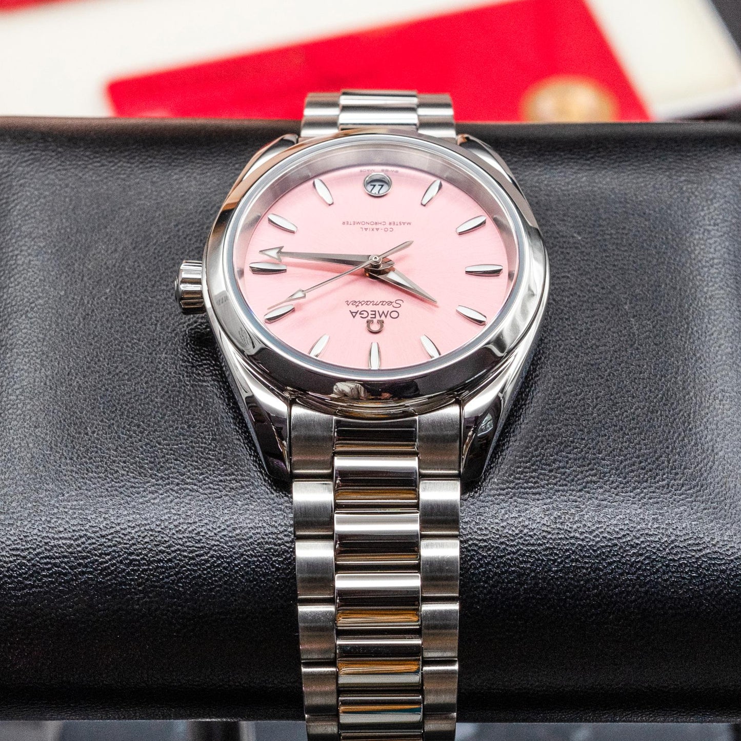 Omega Seamaster Aqua Terra 220.10.34.20.10.003 34mm Shell Pink Box Papers