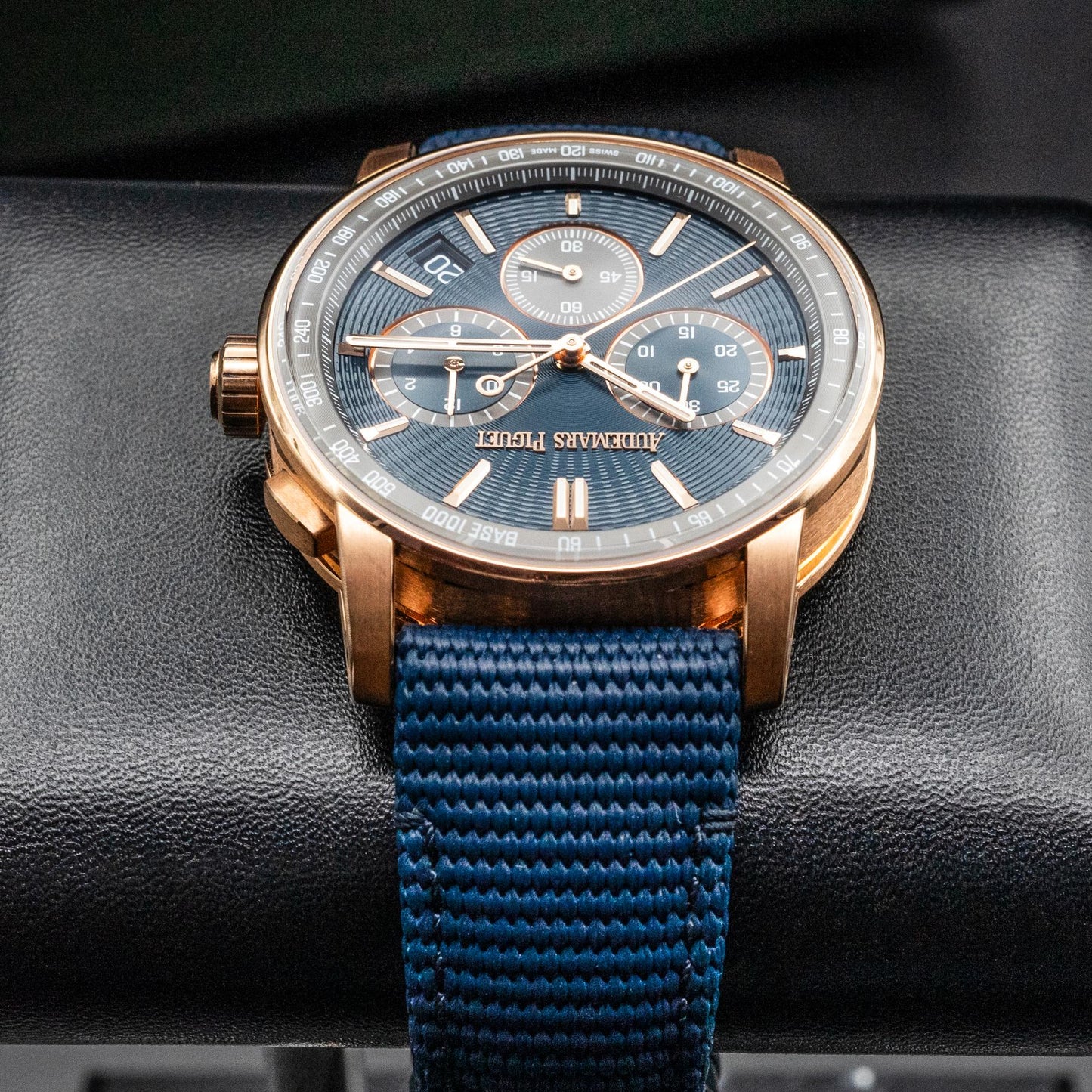 Audemars Piguet Code 11.59 26393OR Chronograph 41mm Rose Gold Bleu Nuit 2025