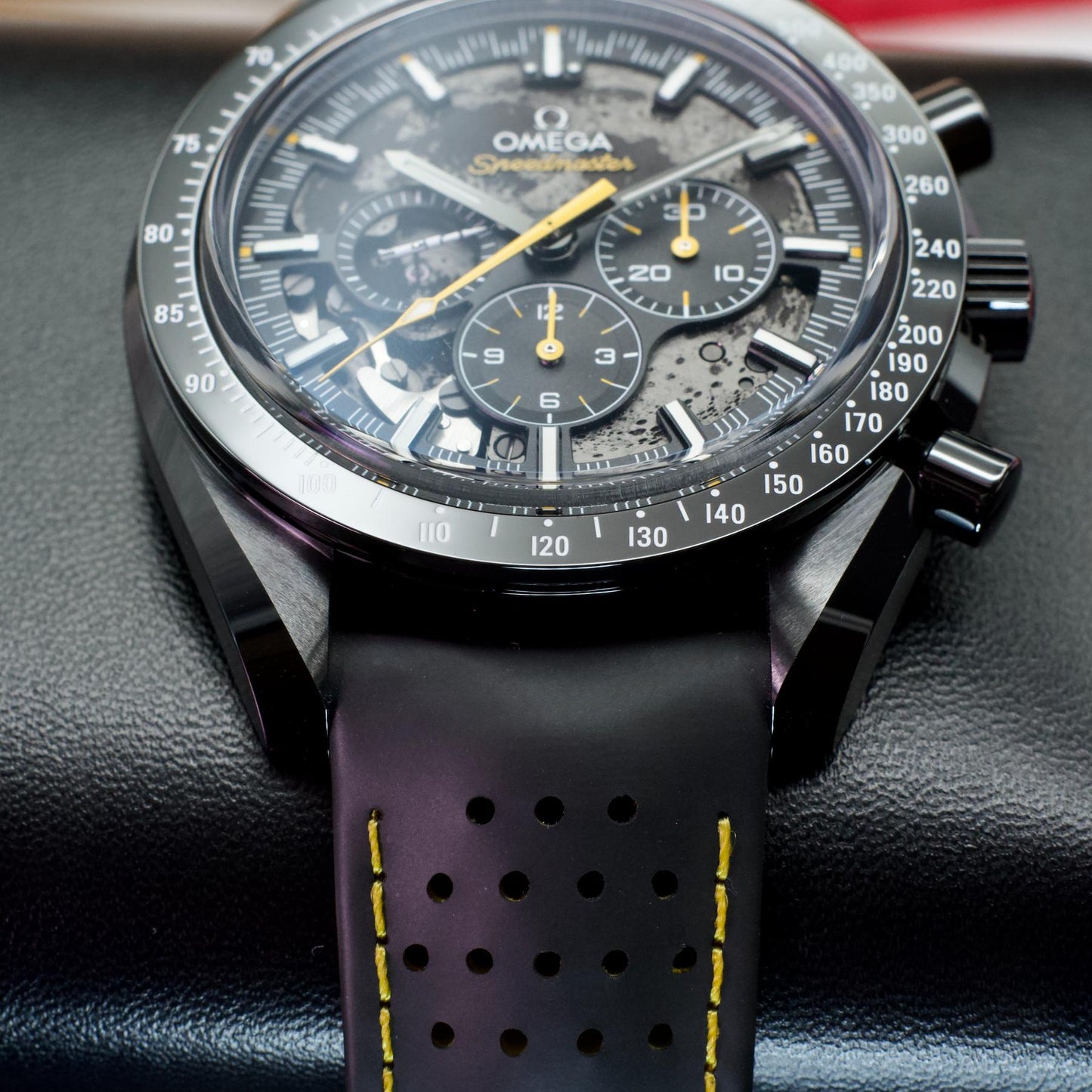 Omega Speedmaster Dark Side Moon Apollo 8 44mm Ceramic Box Papers 2024