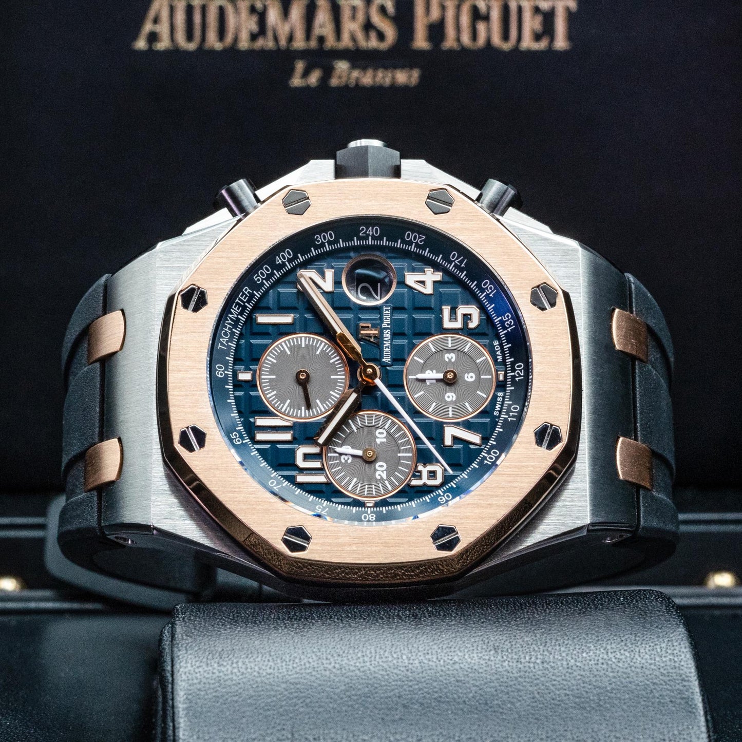 Audemars Piguet Royal Oak Offshore 26471SR Bucherer Blue Dial Box Papers 2020