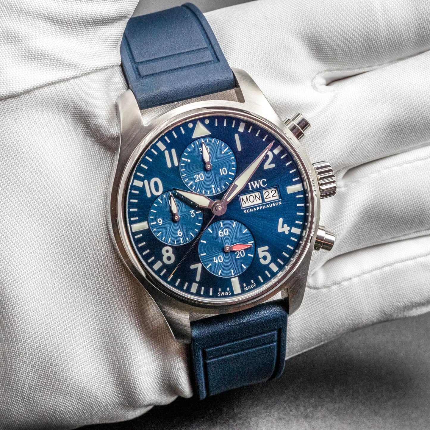 IWC Pilot's Watch Chronograph 41 IW388101 Steel Blue Dial 2022 Travel Box