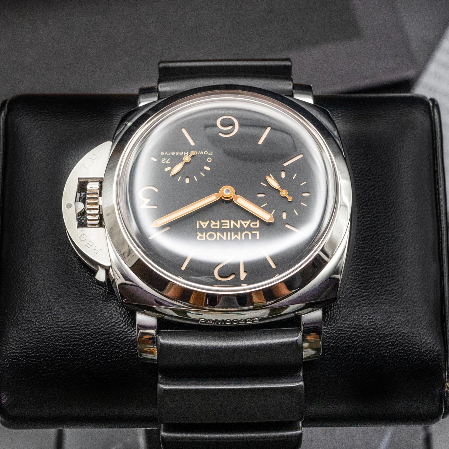 Panerai Luminor 1950 Power Reserve PAM00423 47mm Black Dial Box Papers 2016
