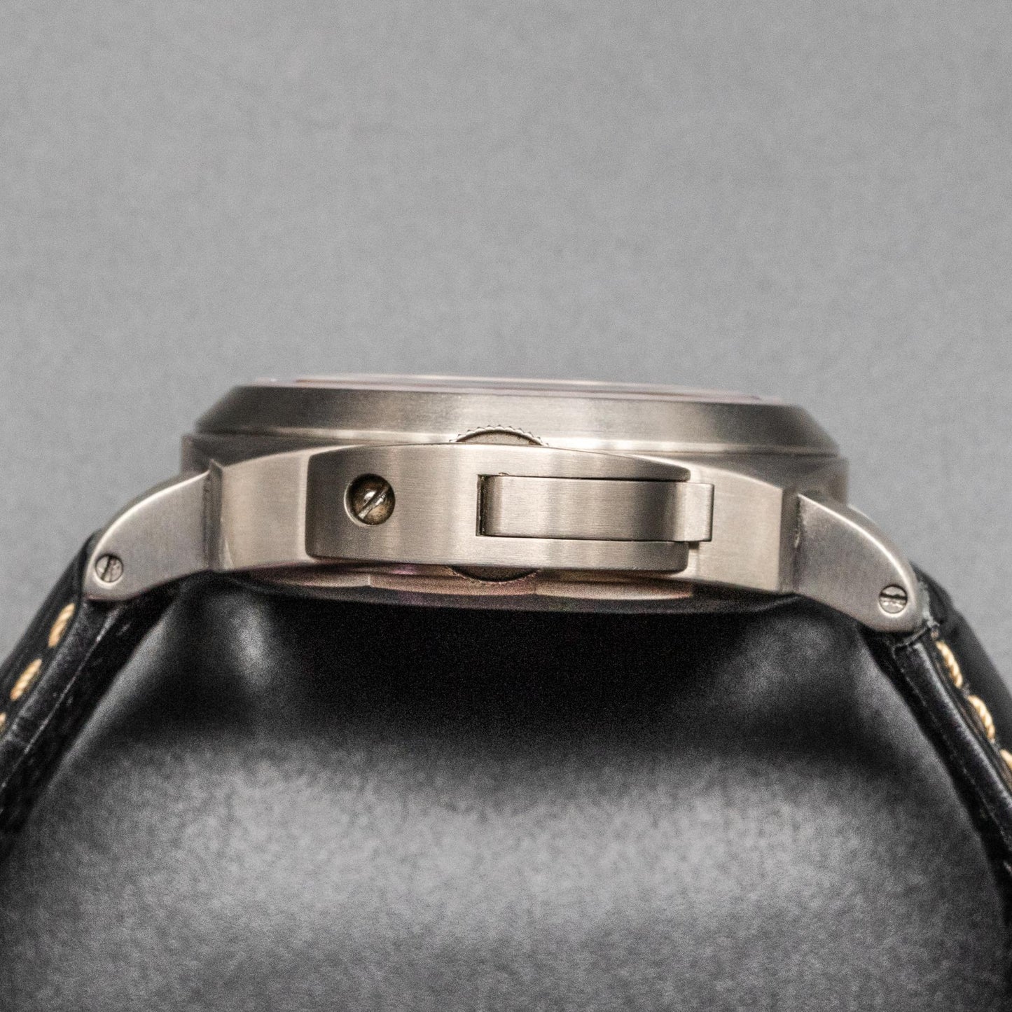 Panerai Luminor Base PAM00176 Titanium 44mm Black Sandwich Dial Box Papers 2016