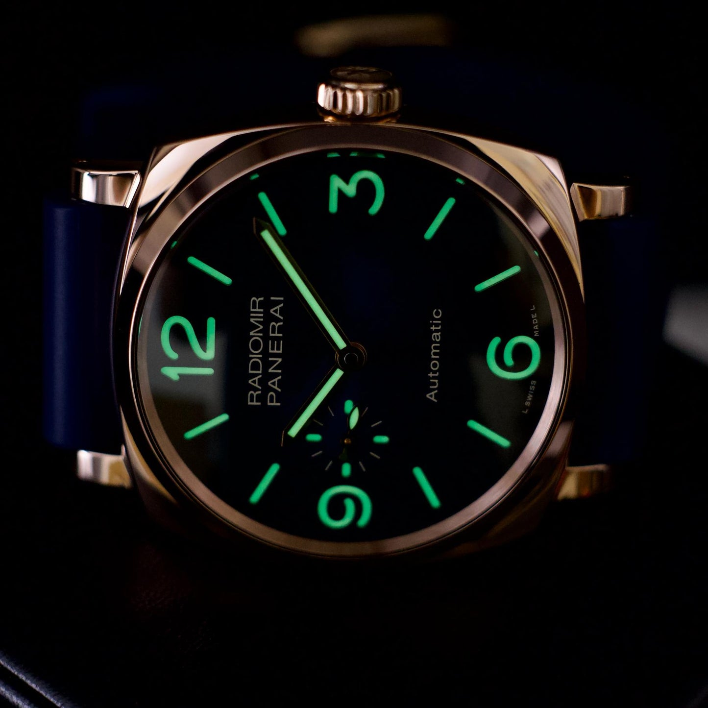 Panerai PAM00934 Radiomir 1940 3 Days Automatic Micro Rotor Gold Blue Limited BP