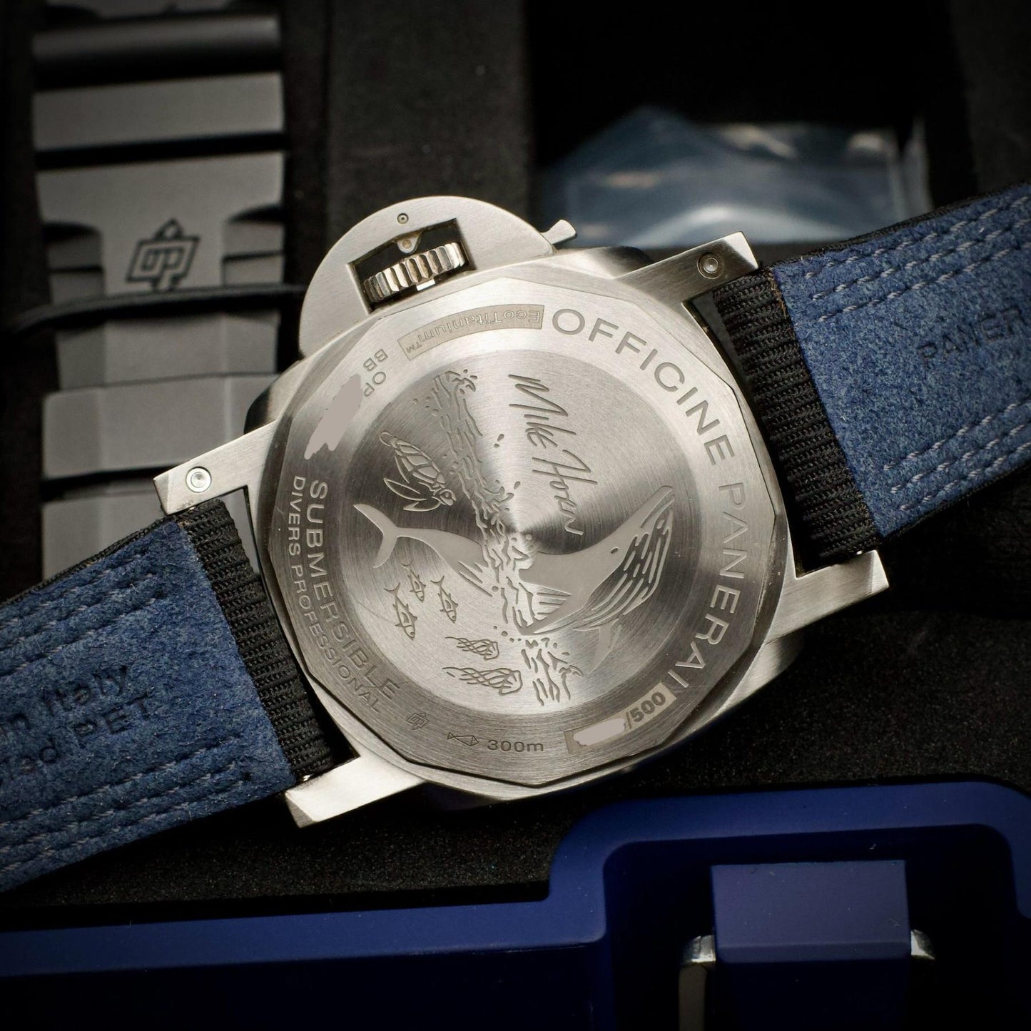 Panerai Submersible Mike Horn case back