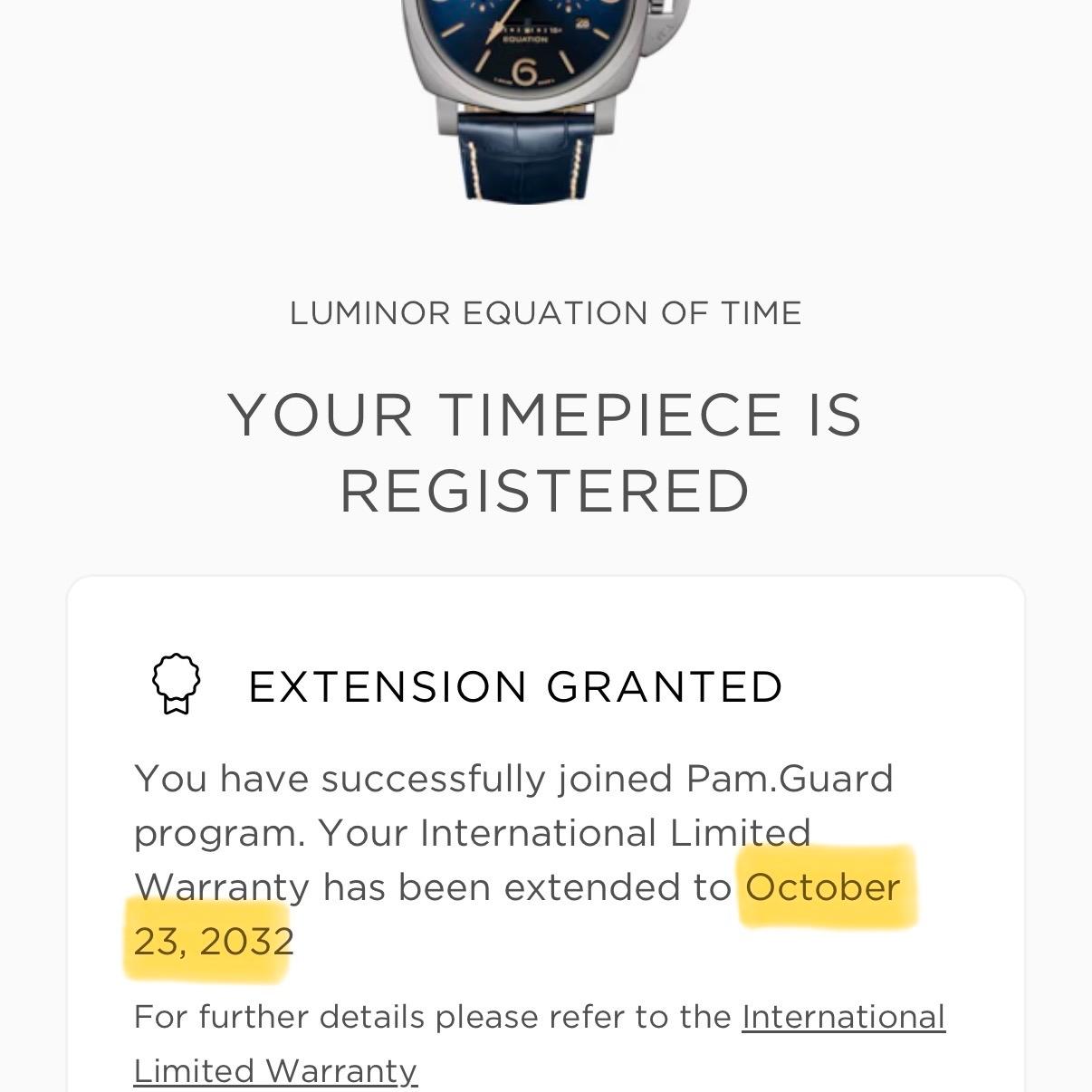 Panerai Luminor Equation Of Time PAM00670 47mm Titanium Box Papers 2024