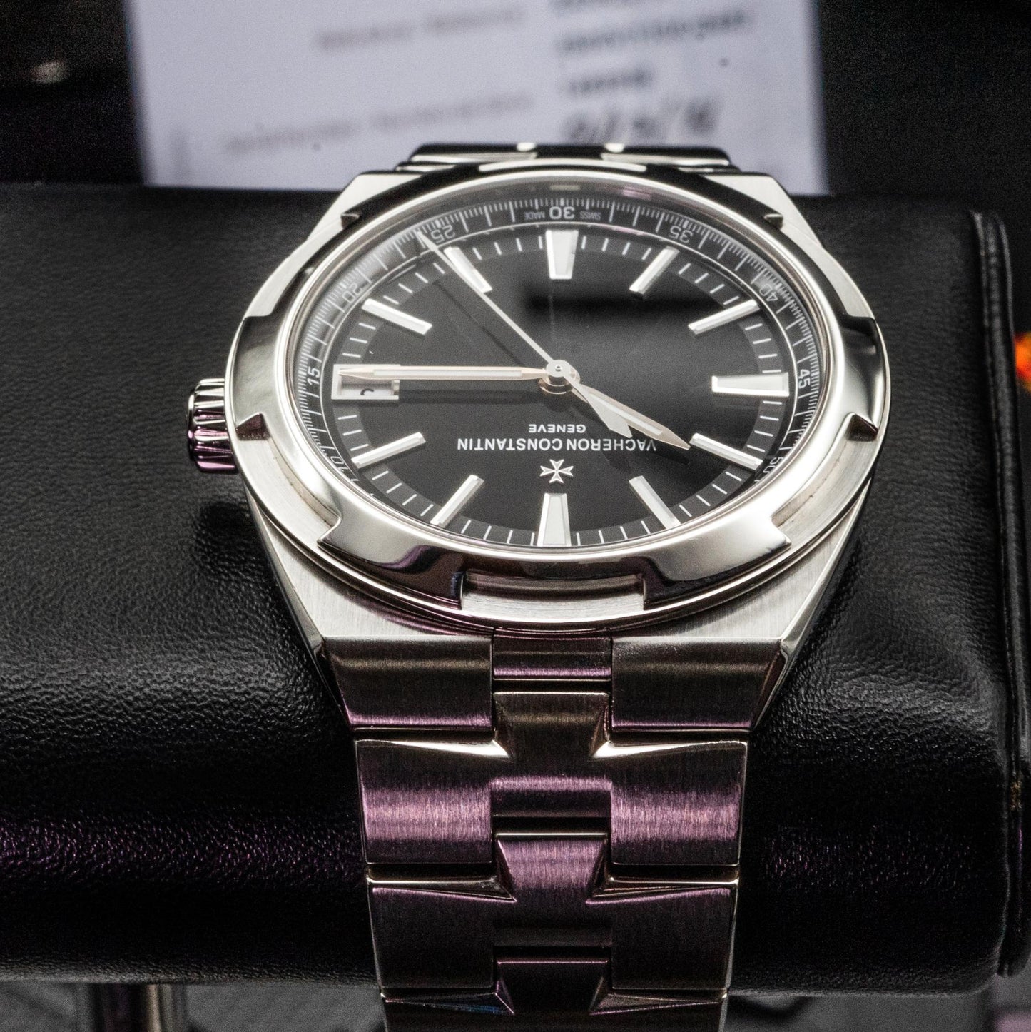 Vacheron Constantin Overseas 4500V/110A-B483 Steel Black Dial Box Papers 2021