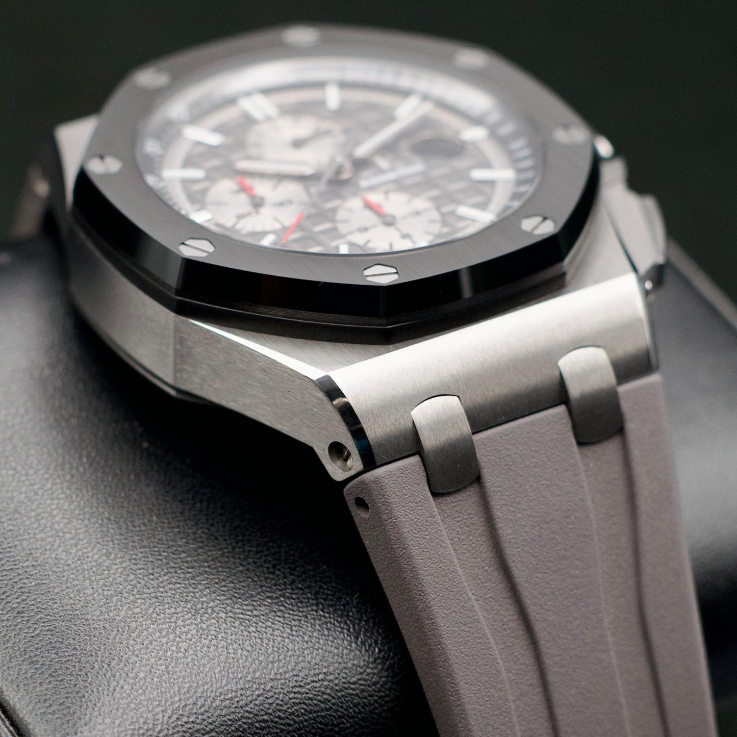 Audemars Piguet Royal Oak Offshore Chronograph Titanium Ceramic Gray Dial 44 B&P