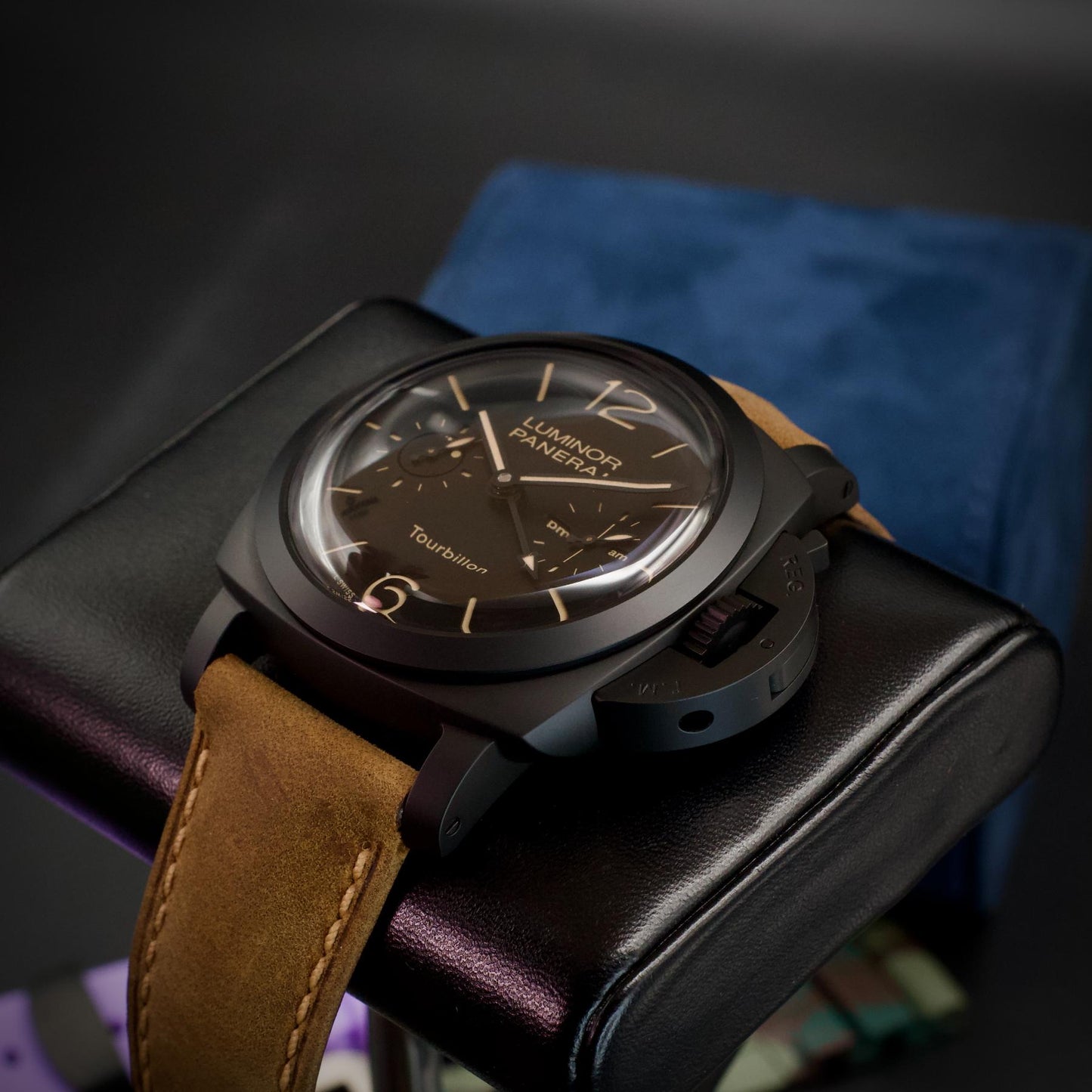 Panerai Luminor 1950 Tourbillon GMT PAM00396 48mm Ceramic Ltd 100 Pcs