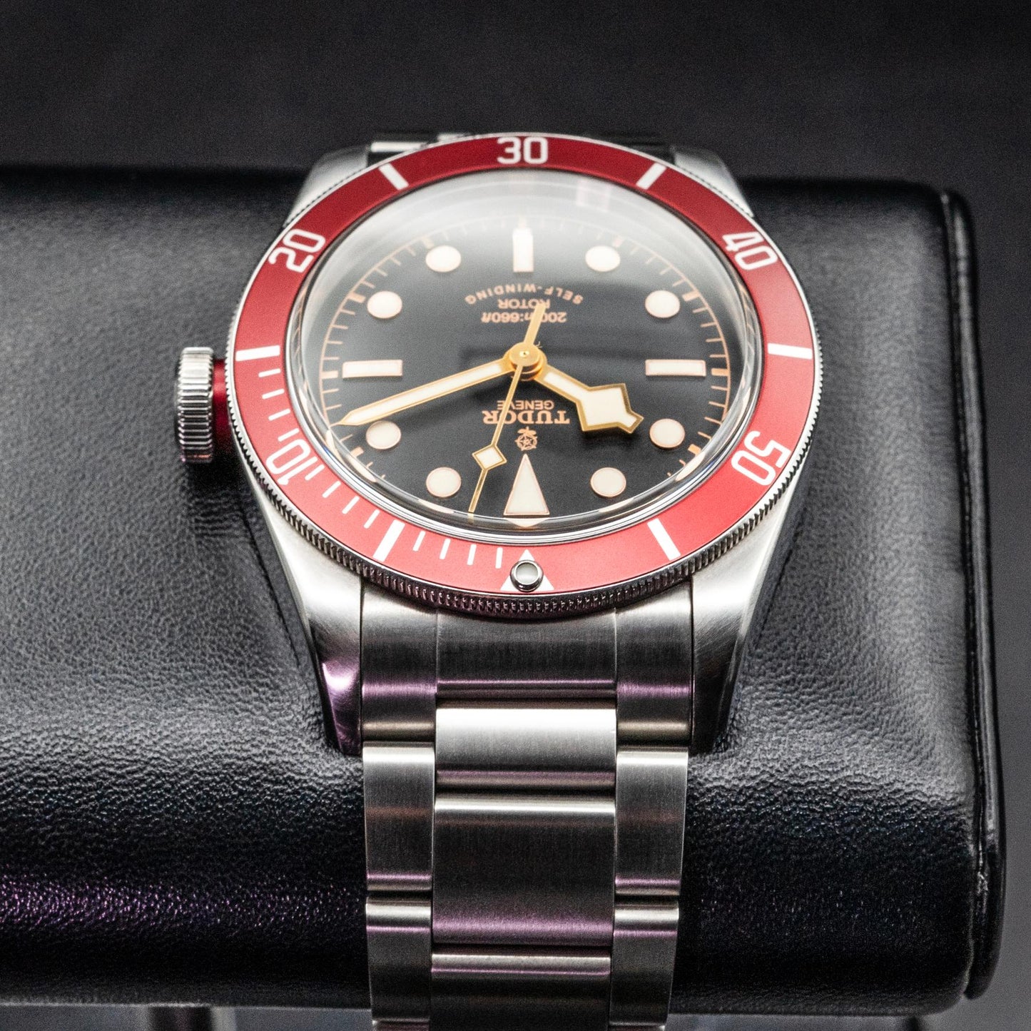 Tudor Black Bay 79220R 41mm Steel Burgundy Bezel Top