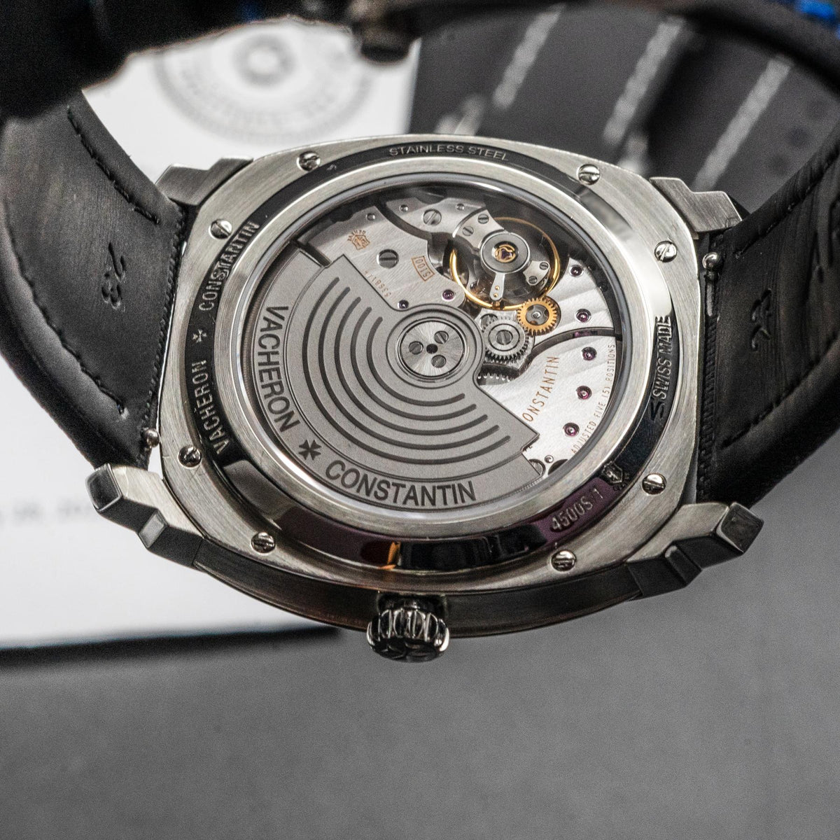 Vacheron Constantin Quai De L'Ile Date 4500S/000A-B196 Steel Black Box Papers