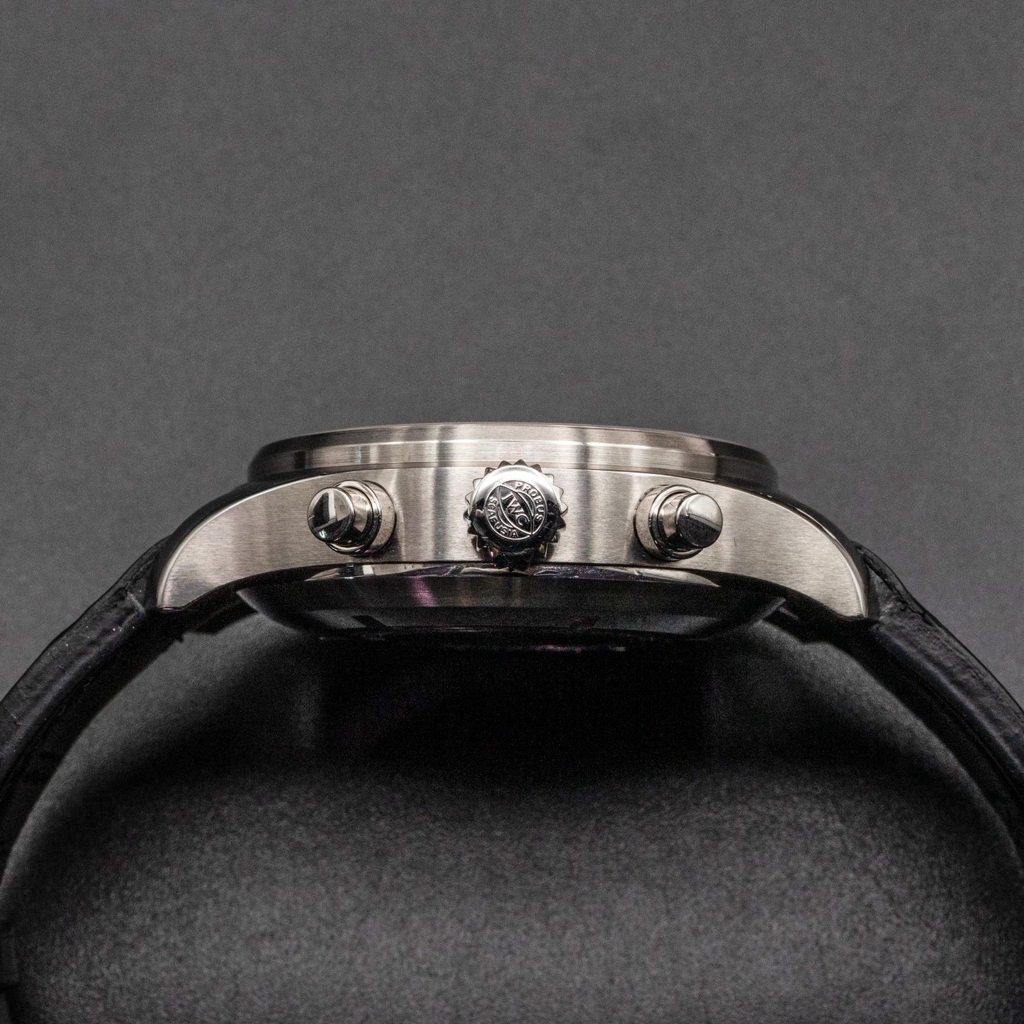 IWC Pilot's Watch Chronograph IW377701 43mm Steel Black Dial Box Papers 2014