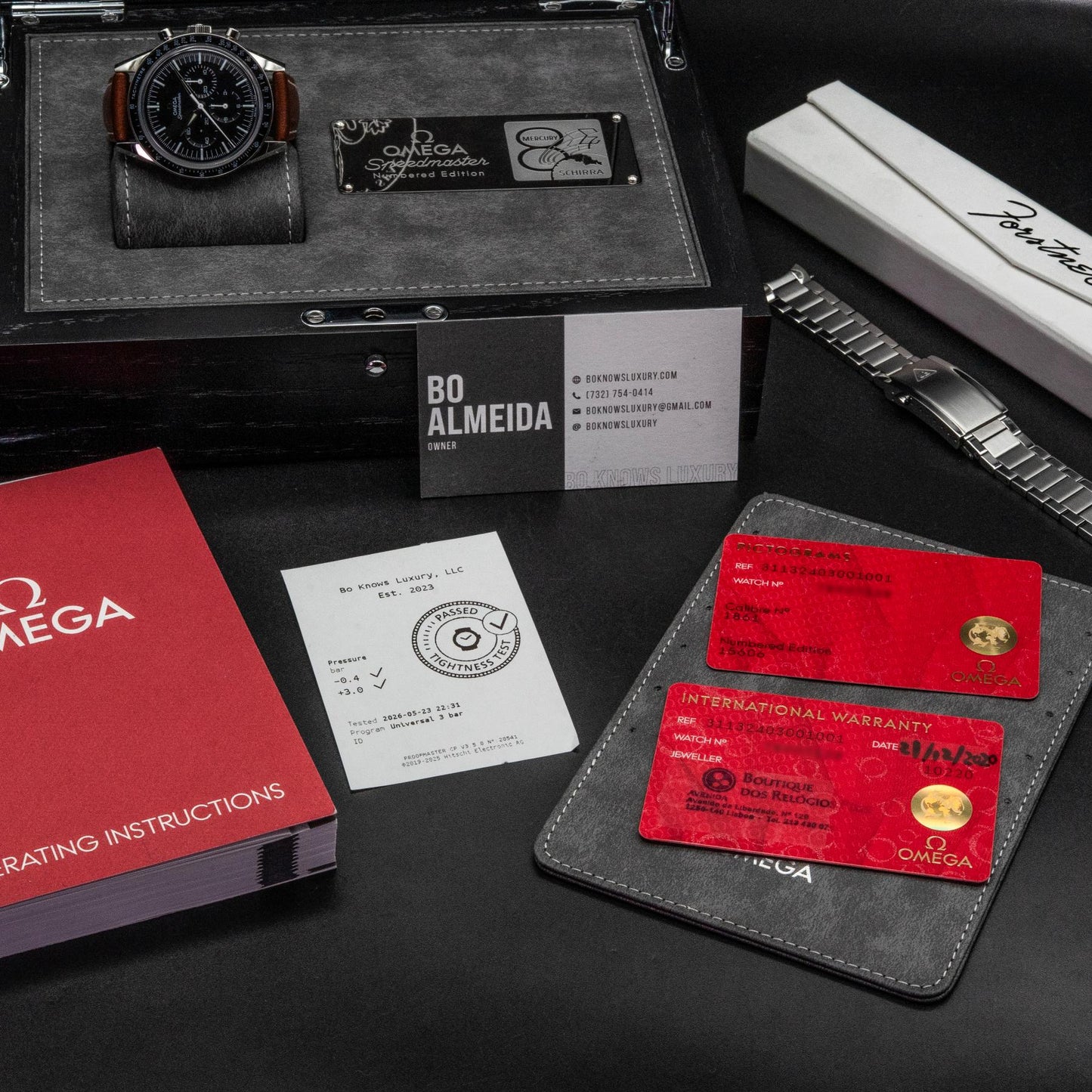 Omega Speedmaster First Omega In Space 311.32.40.30.01.001 39.7mm Box Papers 2020