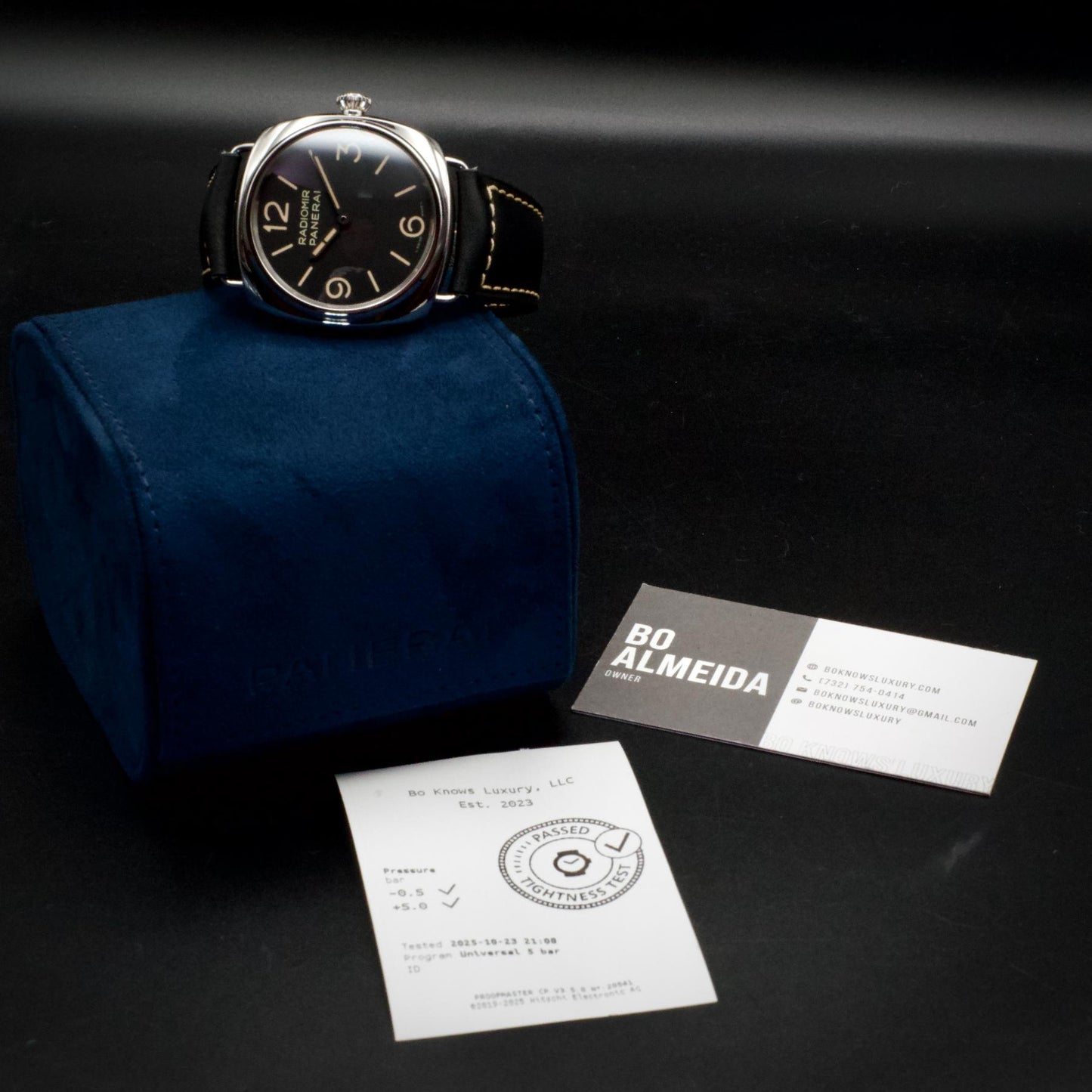 Panerai PAM01382 Radiomir Officine 45mm Steel Black Dial 2025