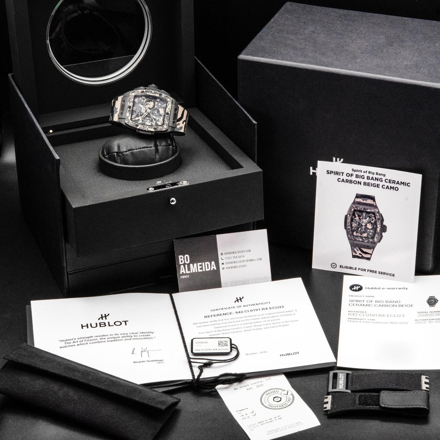 Hublot Spirit Of Big Bang 642.CI.0191.RX.ECU23 Ceramic Carbon Beige Camo 42mm